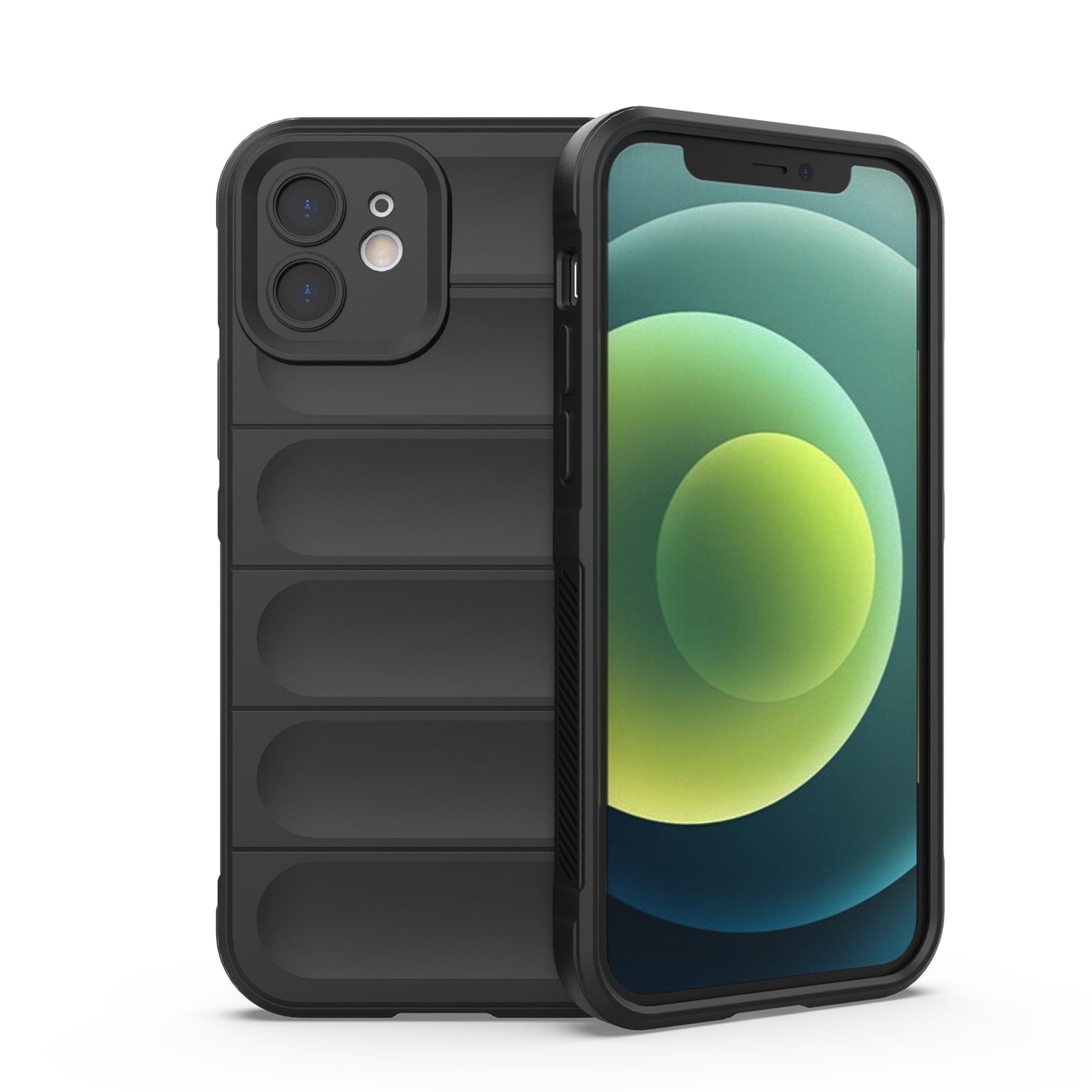 iPhone 12 Magic Shield Phone Case – Durable TPU + Flannel, Stylish Protection, Brightly Coloured, Wear-Resistant-buycases.co.uk