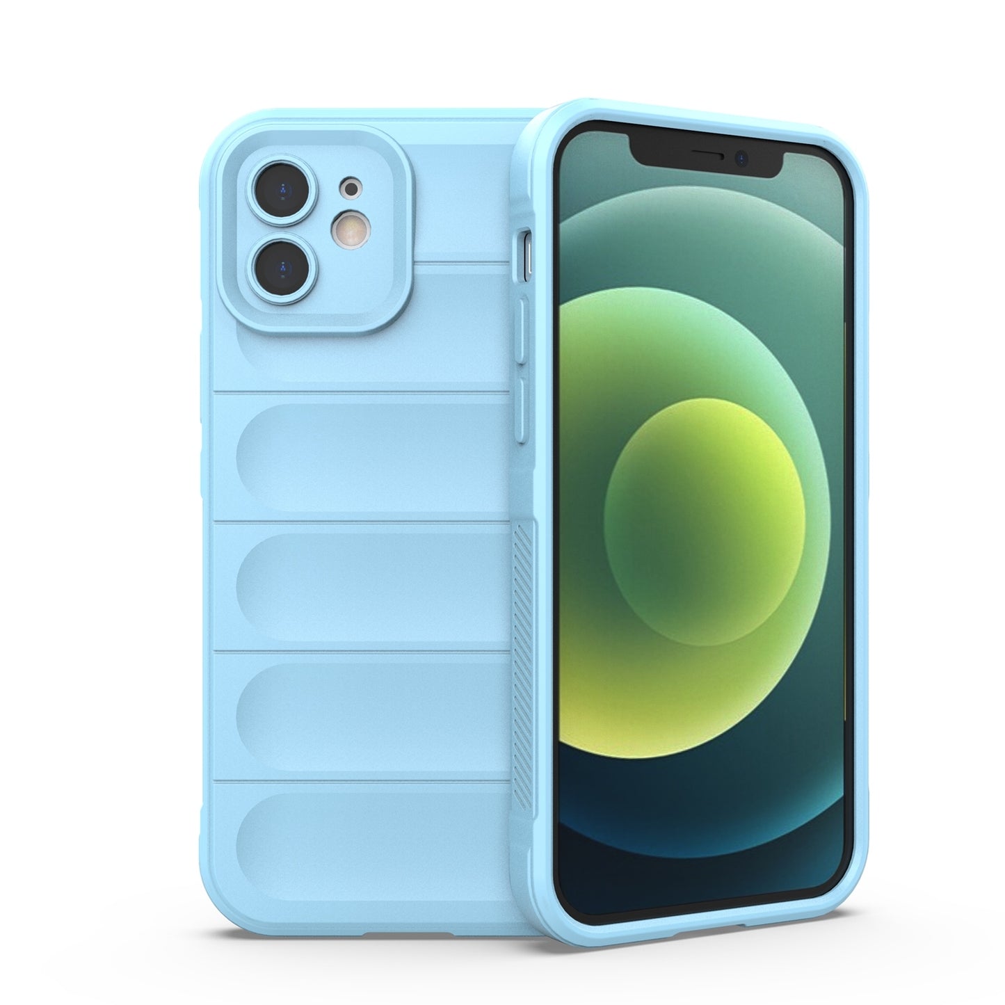 iPhone 12 Magic Shield Phone Case – Durable TPU + Flannel, Stylish Protection, Brightly Coloured, Wear-Resistant-buycases.co.uk
