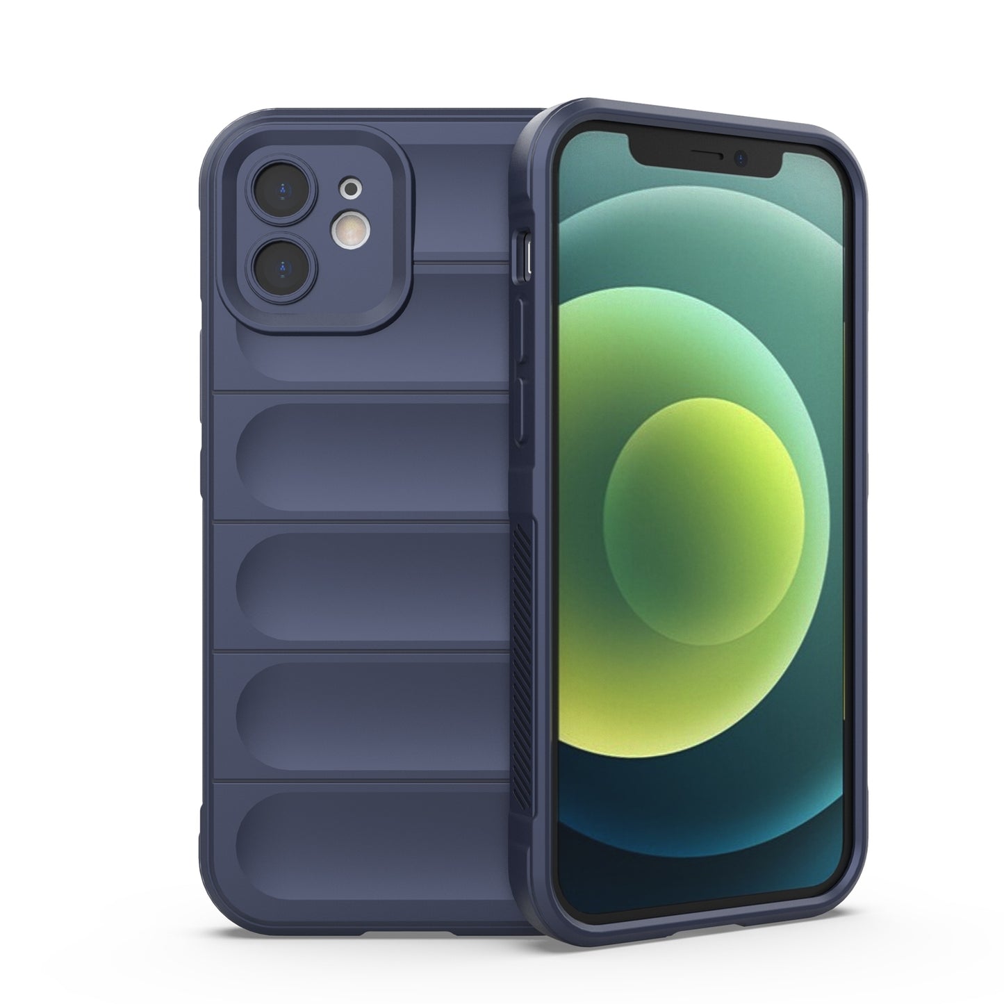iPhone 12 Magic Shield Phone Case – Durable TPU + Flannel, Stylish Protection, Brightly Coloured, Wear-Resistant-buycases.co.uk