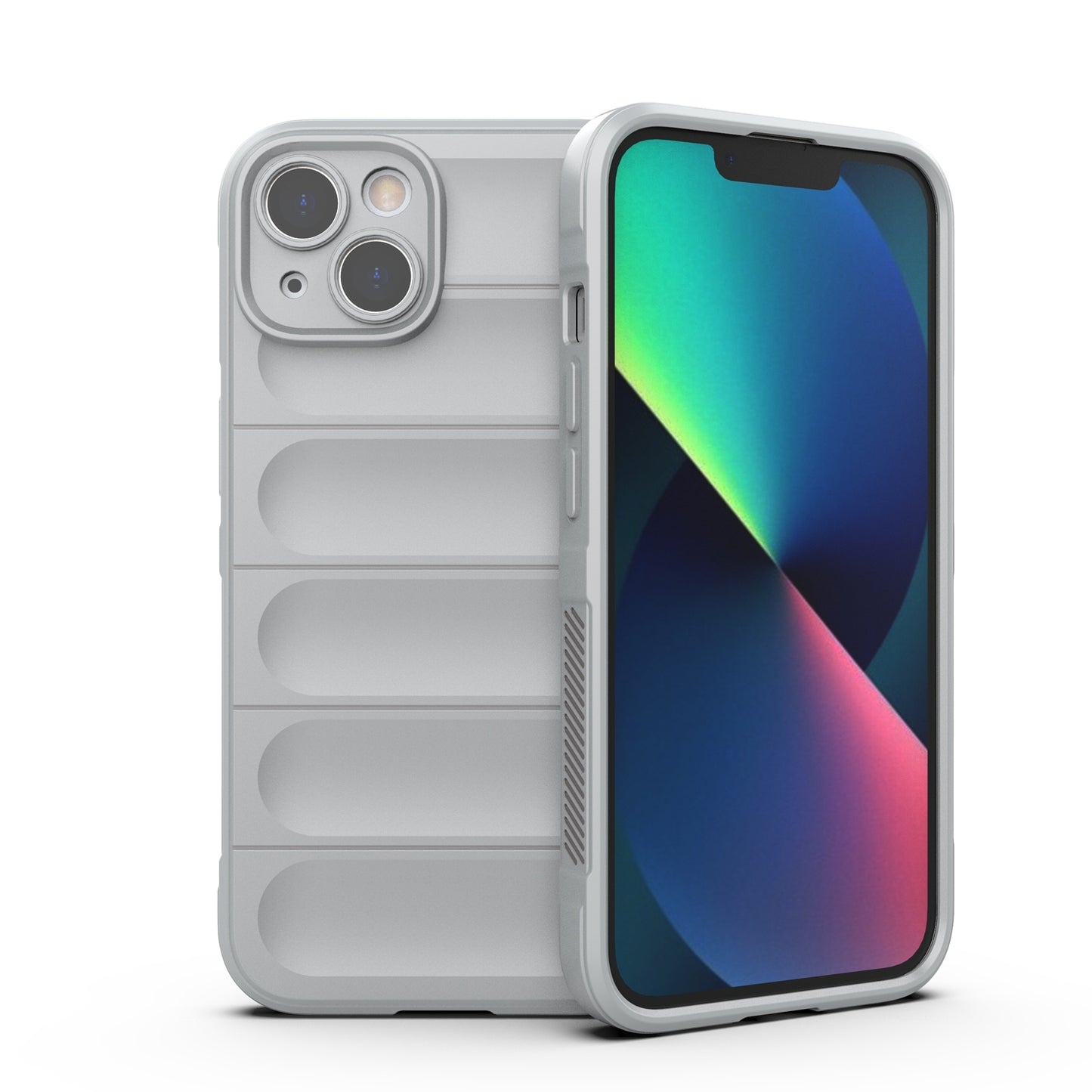 iPhone 13 Magic Shield Phone Case – Durable TPU + Flannel, Stylish Protection, Brightly Coloured, Wear-Resistant-buycases.co.uk