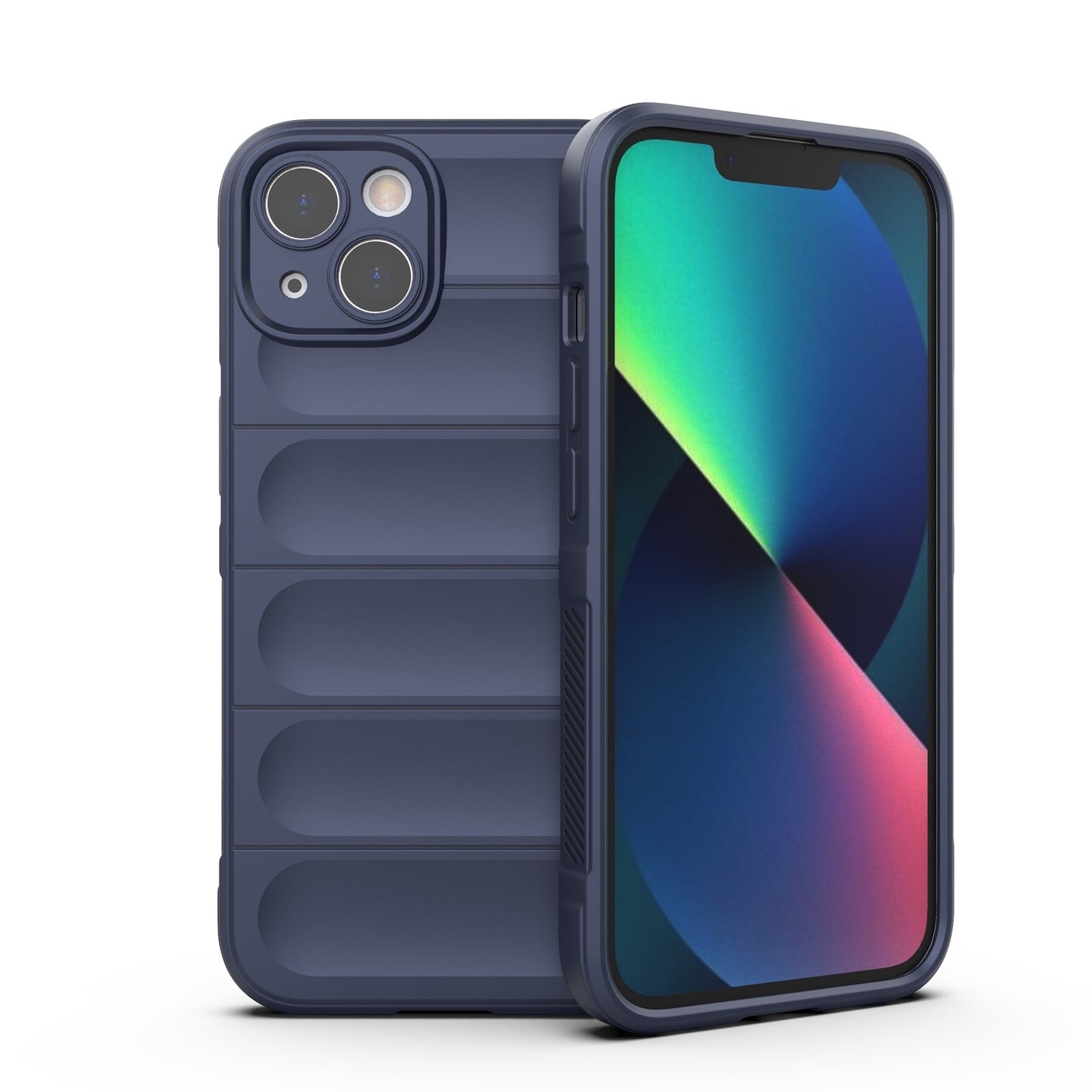 iPhone 13 Magic Shield Phone Case – Durable TPU + Flannel, Stylish Protection, Brightly Coloured, Wear-Resistant-buycases.co.uk