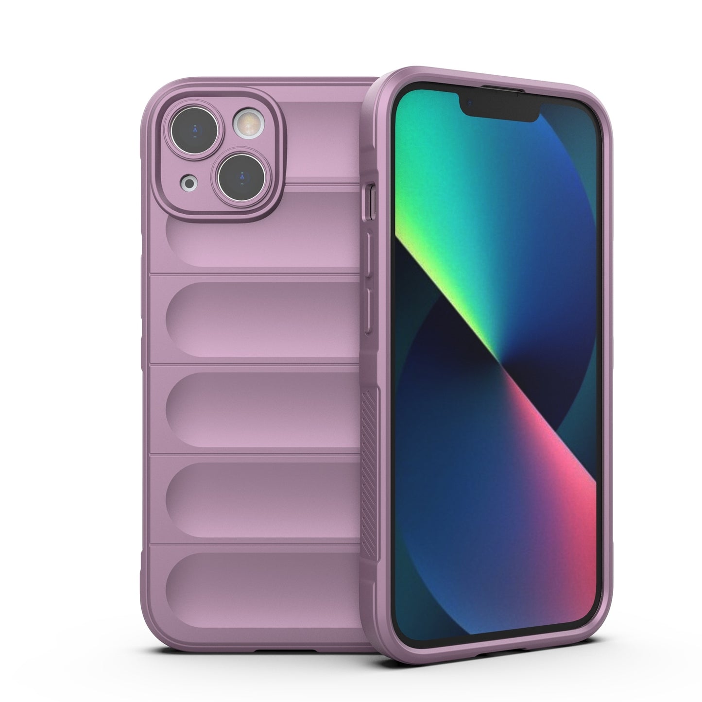 iPhone 13 Magic Shield Phone Case – Durable TPU + Flannel, Stylish Protection, Brightly Coloured, Wear-Resistant-buycases.co.uk