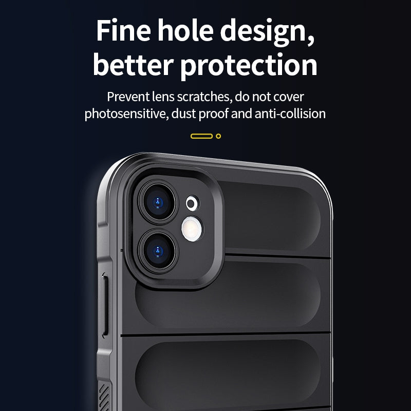 iPhone 13 Magic Shield Phone Case – Durable TPU + Flannel, Stylish Protection, Brightly Coloured, Wear-Resistant-buycases.co.uk