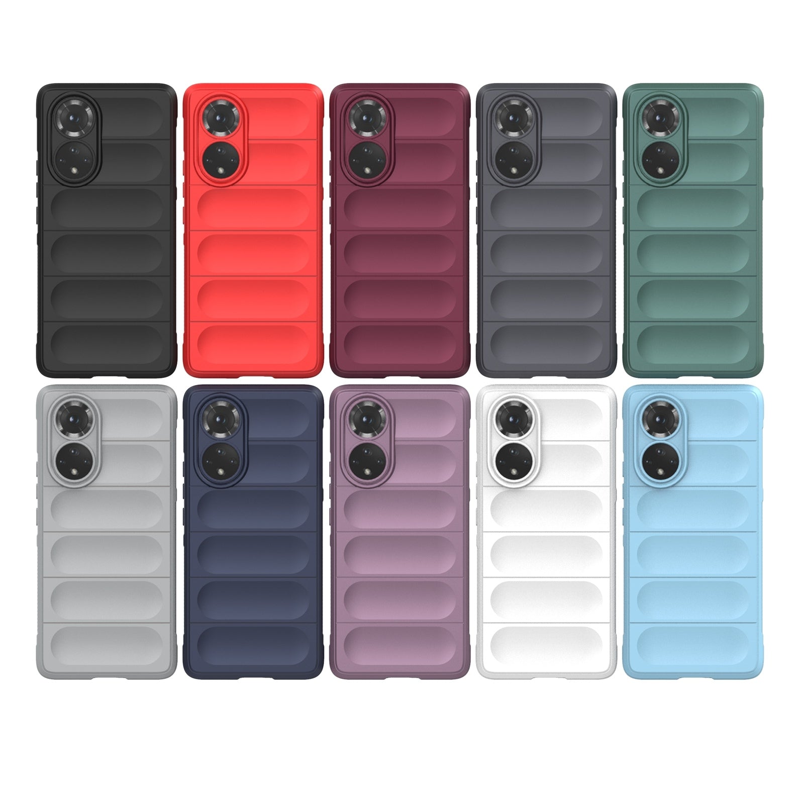 Honor 50 Magic Shield Phone Case - Durable TPU + Flannel, Stylish Protection, Brightly Coloured, Wear-Resistant-buycases.co.uk