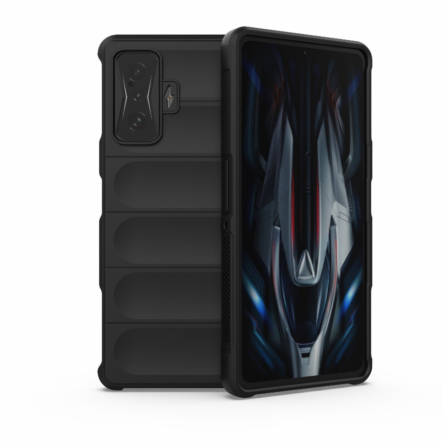 Xiaomi Redmi K50 Gaming Magic Shield Phone Case – Durable TPU + Flannel, Stylish Protection, Brightly Coloured, Wear-Resistant-buycases.co.uk