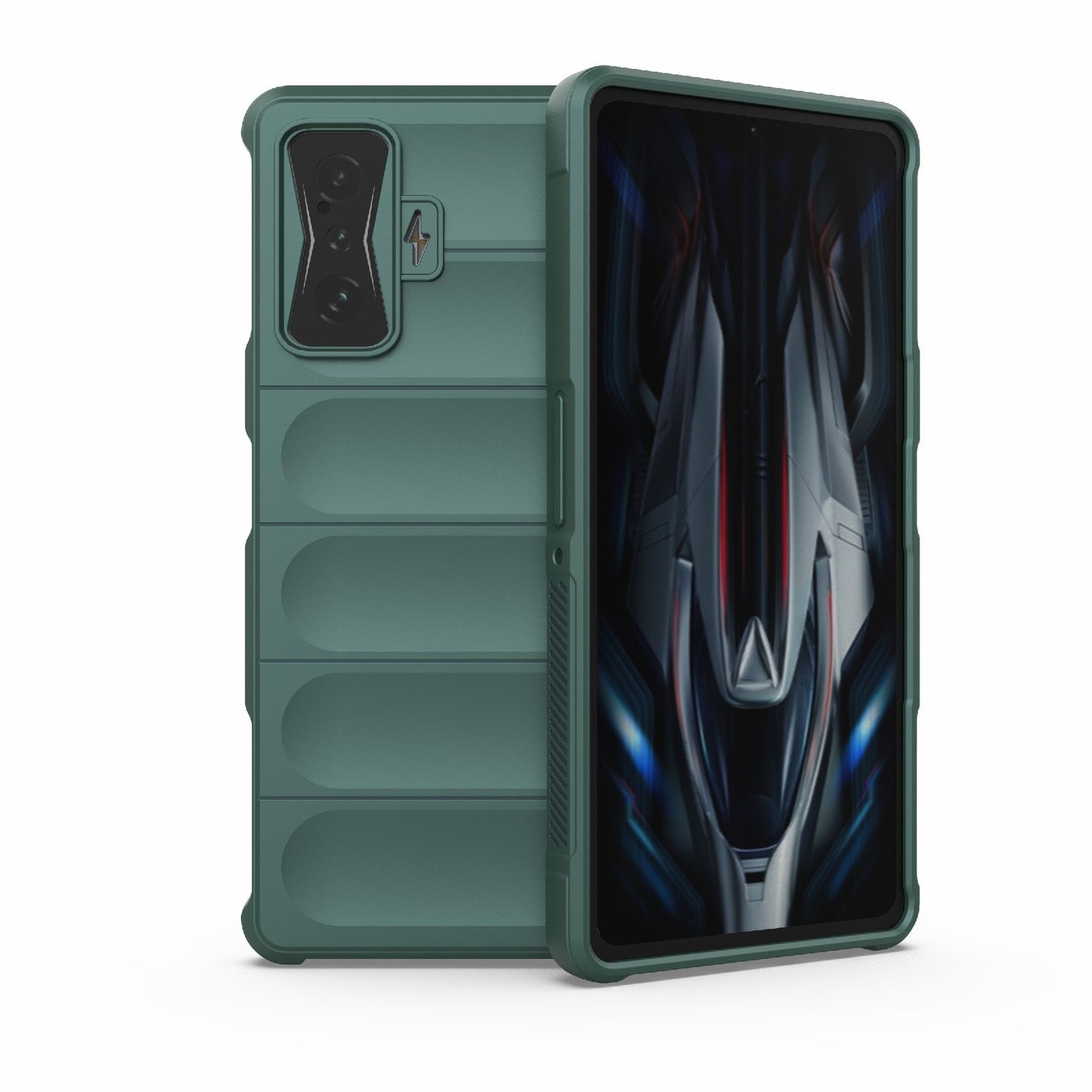 Xiaomi Redmi K50 Gaming Magic Shield Phone Case – Durable TPU + Flannel, Stylish Protection, Brightly Coloured, Wear-Resistant-buycases.co.uk