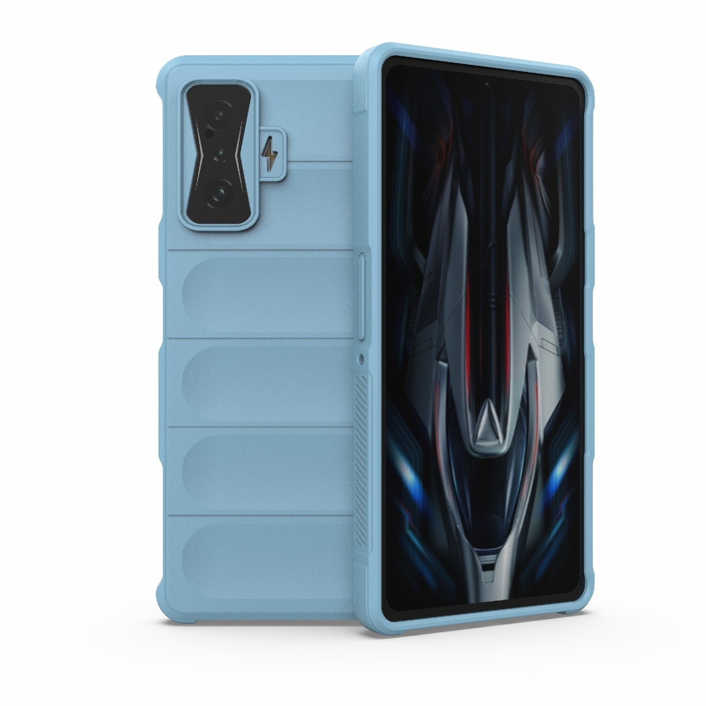 Xiaomi Redmi K50 Gaming Magic Shield Phone Case – Durable TPU + Flannel, Stylish Protection, Brightly Coloured, Wear-Resistant-buycases.co.uk