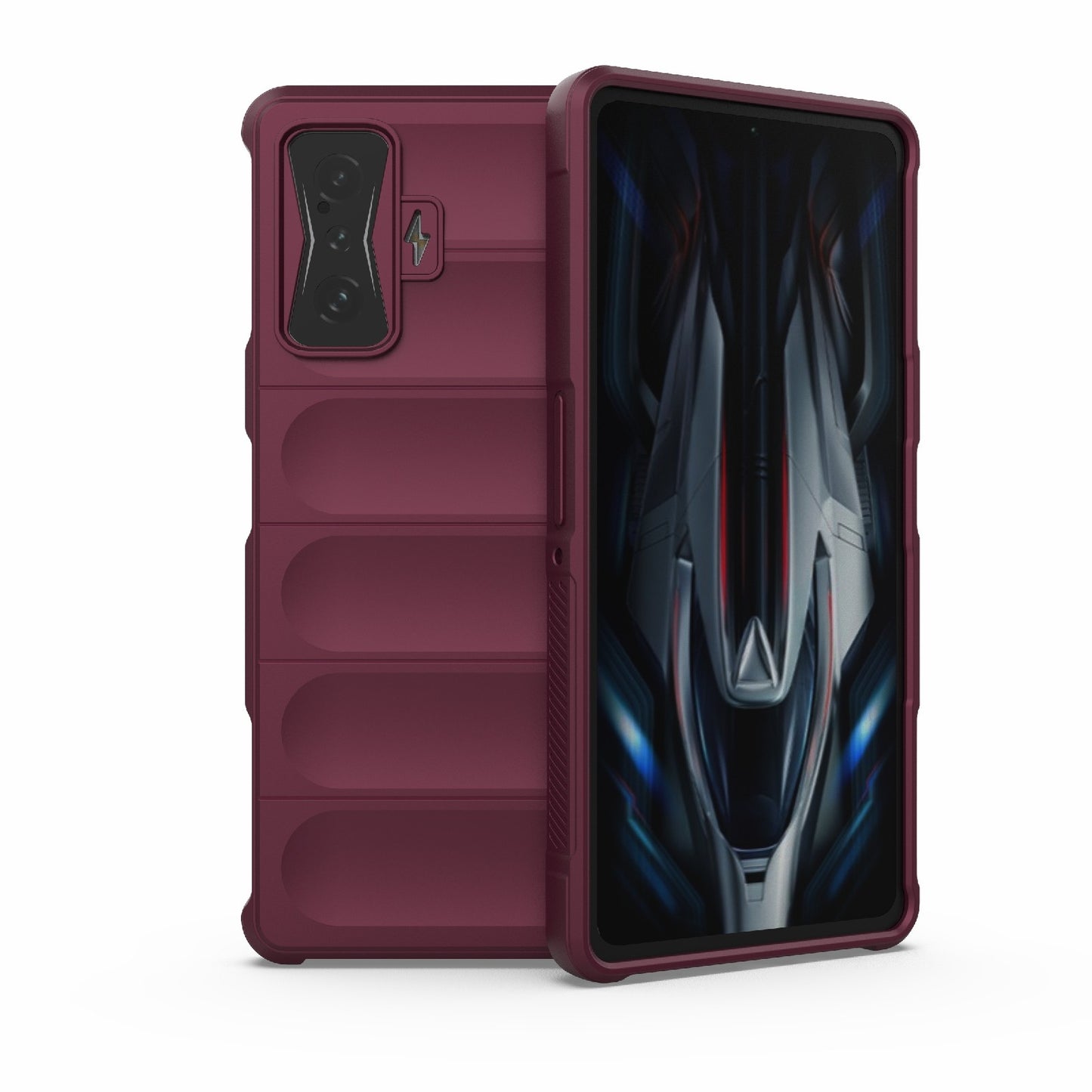 Xiaomi Redmi K50 Gaming Magic Shield Phone Case – Durable TPU + Flannel, Stylish Protection, Brightly Coloured, Wear-Resistant-buycases.co.uk