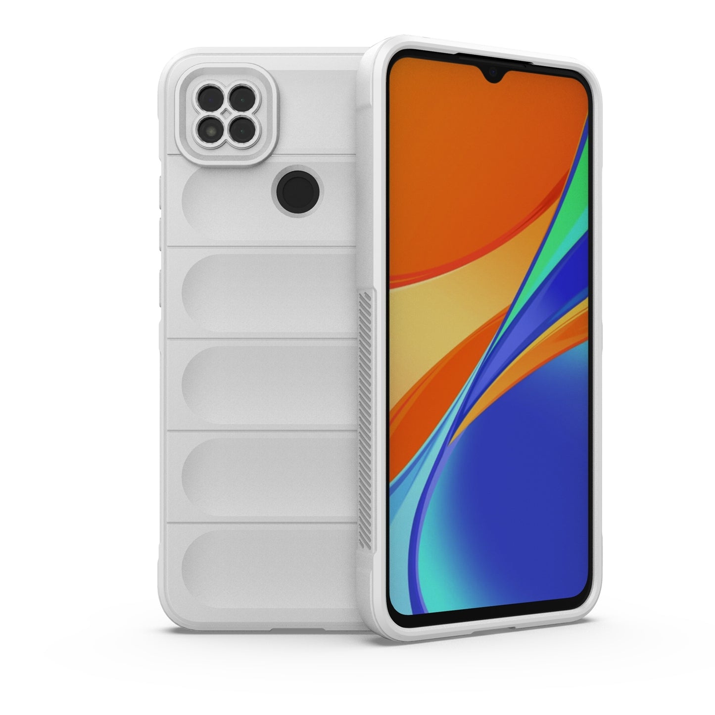 Xiaomi Redmi 9C Magic Shield Phone Case - Durable TPU + Flannel, Stylish Protection, Brightly Coloured, Wear-Resistant-buycases.co.uk
