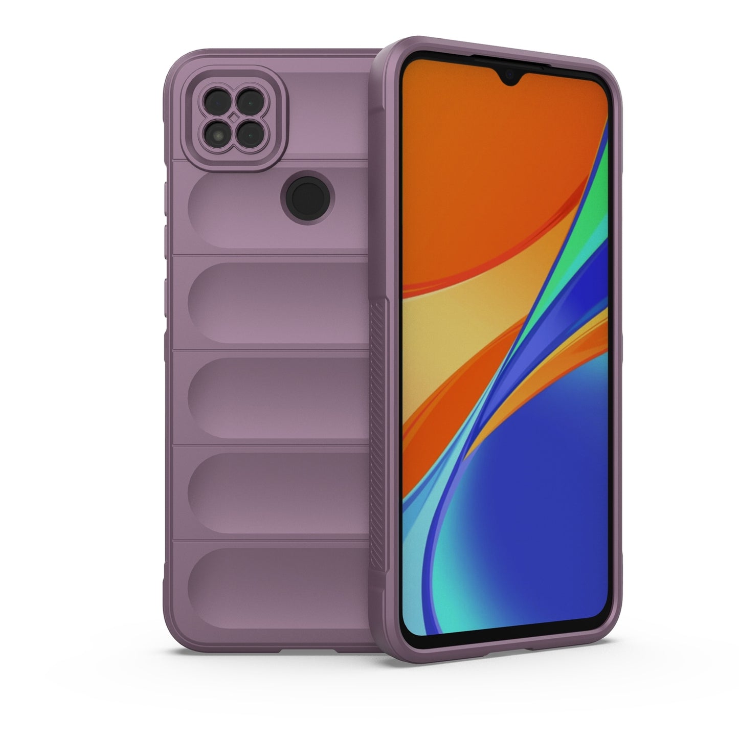 Xiaomi Redmi 9C Magic Shield Phone Case - Durable TPU + Flannel, Stylish Protection, Brightly Coloured, Wear-Resistant-buycases.co.uk