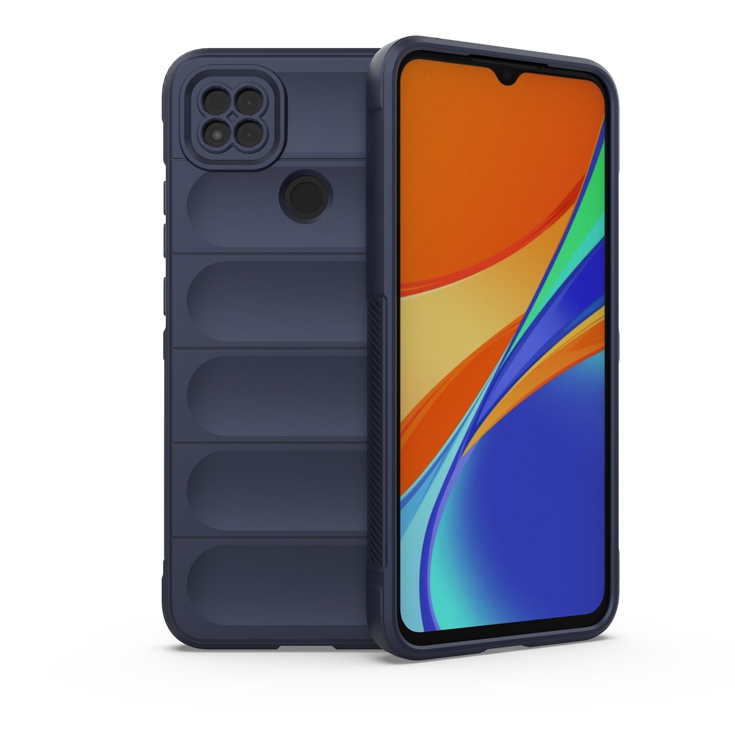 Xiaomi Redmi 9C Magic Shield Phone Case - Durable TPU + Flannel, Stylish Protection, Brightly Coloured, Wear-Resistant-buycases.co.uk
