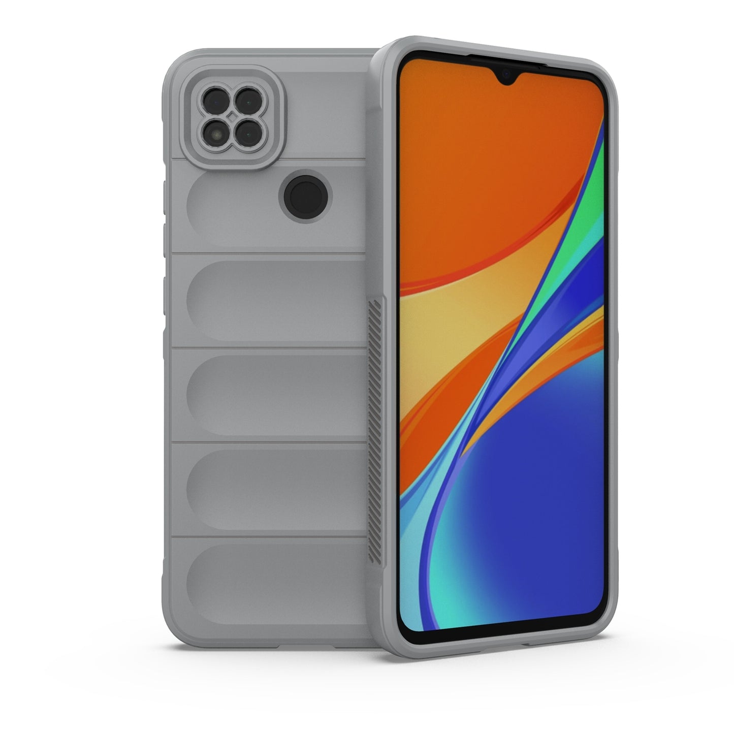 Xiaomi Redmi 9C Magic Shield Phone Case - Durable TPU + Flannel, Stylish Protection, Brightly Coloured, Wear-Resistant-buycases.co.uk