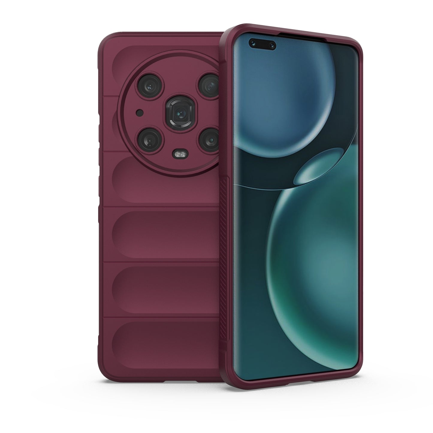 Honor Magic4 Pro Magic Shield Phone Case – Durable TPU + Flannel, Stylish Protection, Brightly Coloured, Wear-Resistant-buycases.co.uk