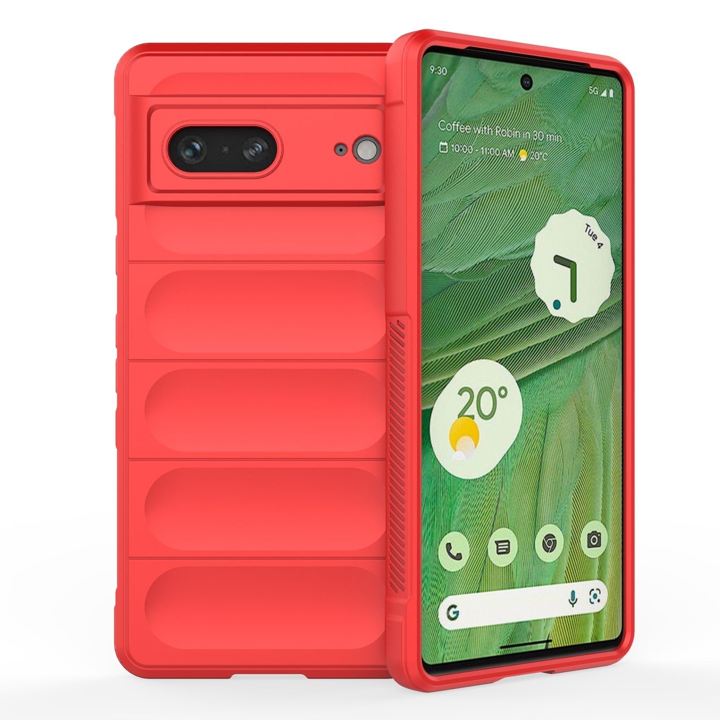 Google Pixel 7 Magic Shield Phone Case – Durable TPU + Flannel, Stylish Protection, Brightly Coloured, Wear-Resistant-buycases.co.uk