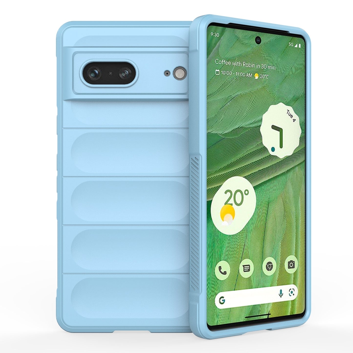 Google Pixel 7 Magic Shield Phone Case – Durable TPU + Flannel, Stylish Protection, Brightly Coloured, Wear-Resistant-buycases.co.uk