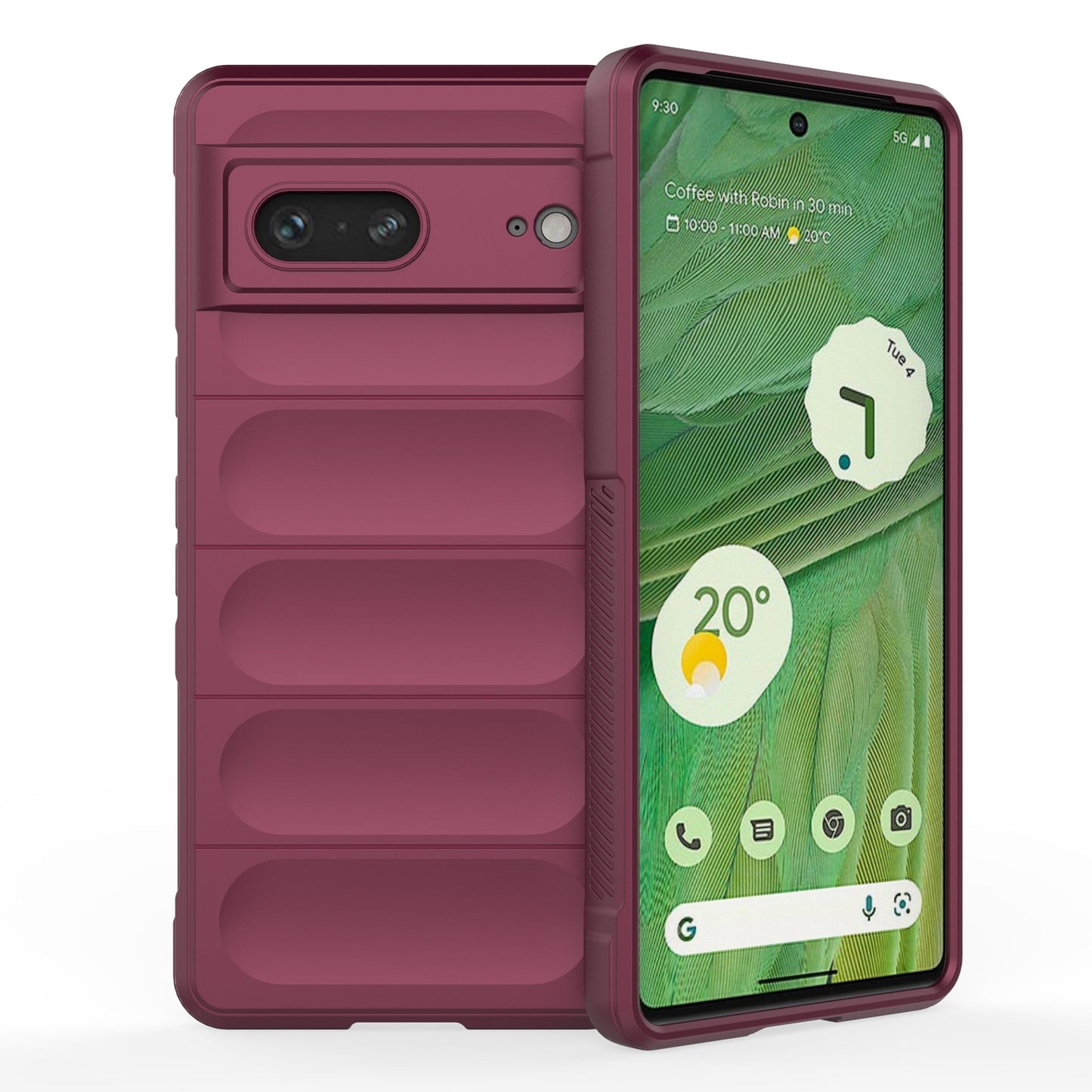 Google Pixel 7 Magic Shield Phone Case – Durable TPU + Flannel, Stylish Protection, Brightly Coloured, Wear-Resistant-buycases.co.uk