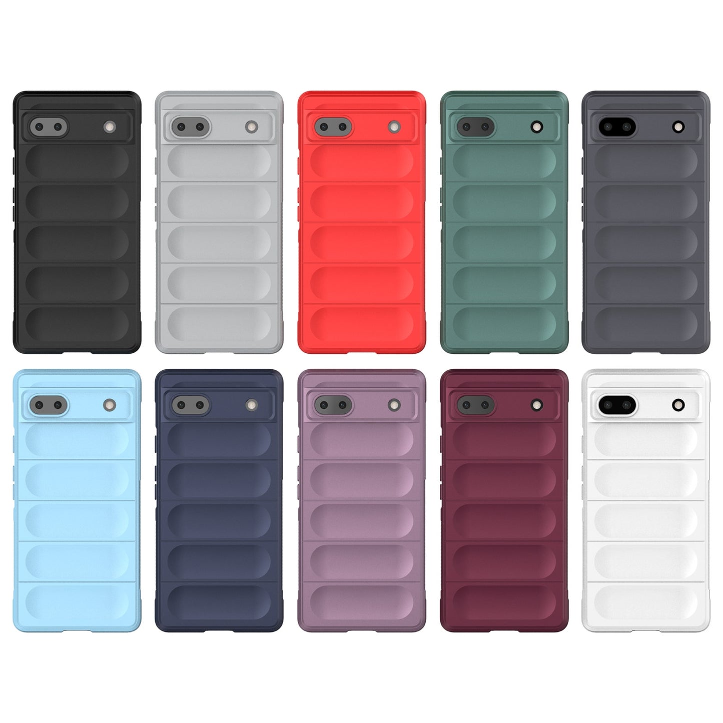 Google Pixel 6a Magic Shield Phone Case – Durable TPU + Flannel, Stylish Protection, Brightly Coloured, Wear-Resistant-buycases.co.uk
