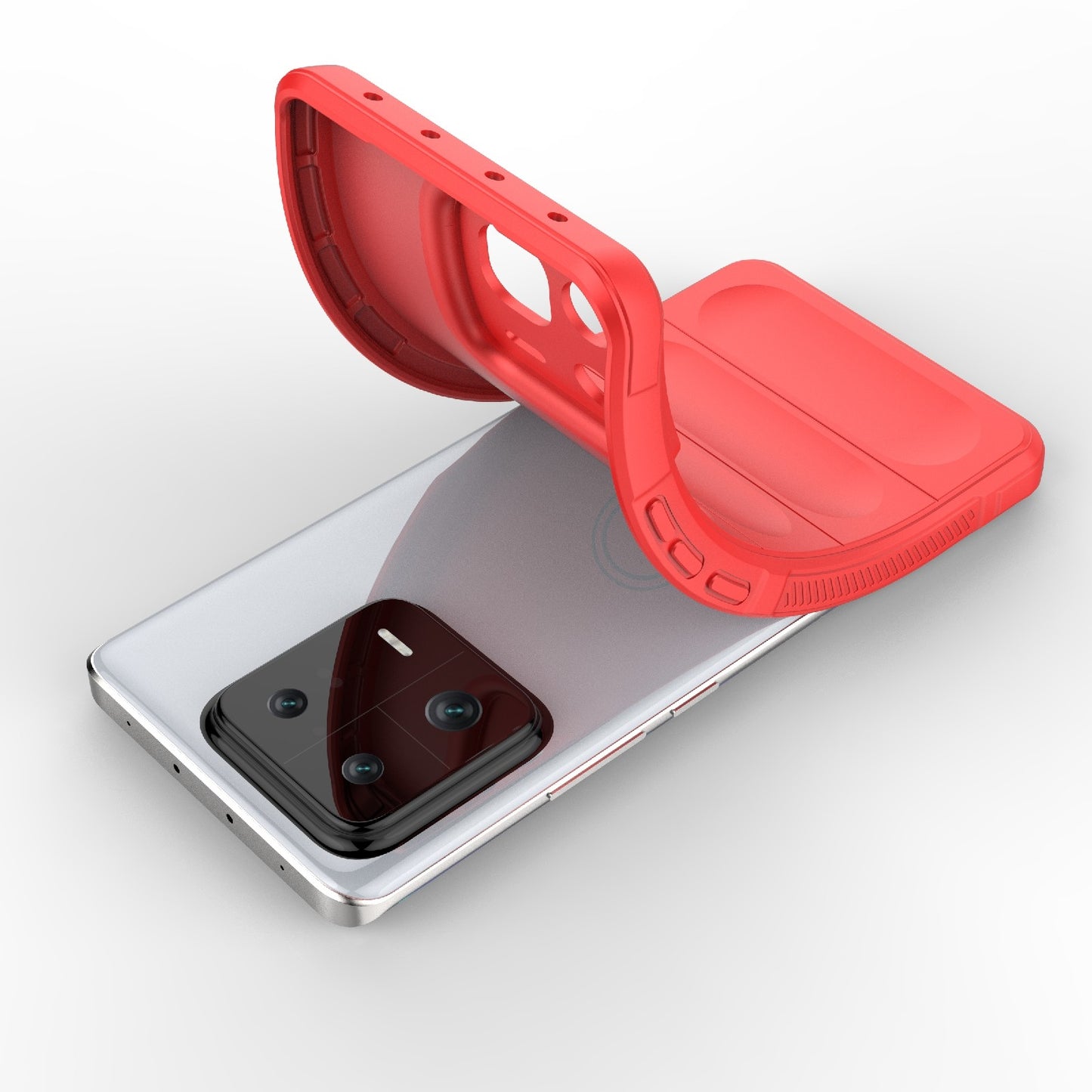 Xiaomi 13 Pro 5G Magic Shield Phone Case – Durable TPU + Flannel, Stylish Protection, Brightly Coloured, Wear-Resistant-buycases.co.uk