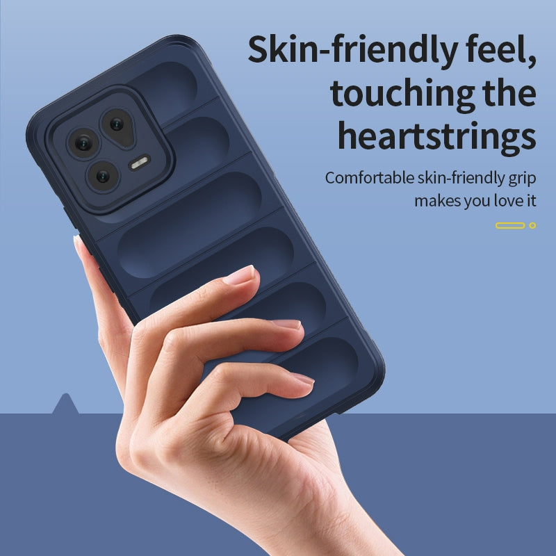 Xiaomi 13 Magic Shield Phone Case – Durable TPU + Flannel, Stylish Protection, Brightly Coloured, Wear-Resistant-buycases.co.uk