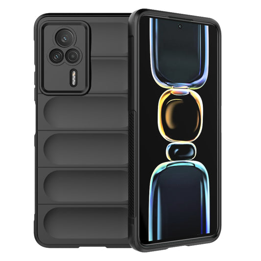 Xiaomi Redmi K60E 5G Magic Shield Phone Case – Durable TPU + Flannel, Stylish Protection, Brightly Coloured, Wear-Resistant-buycases.co.uk