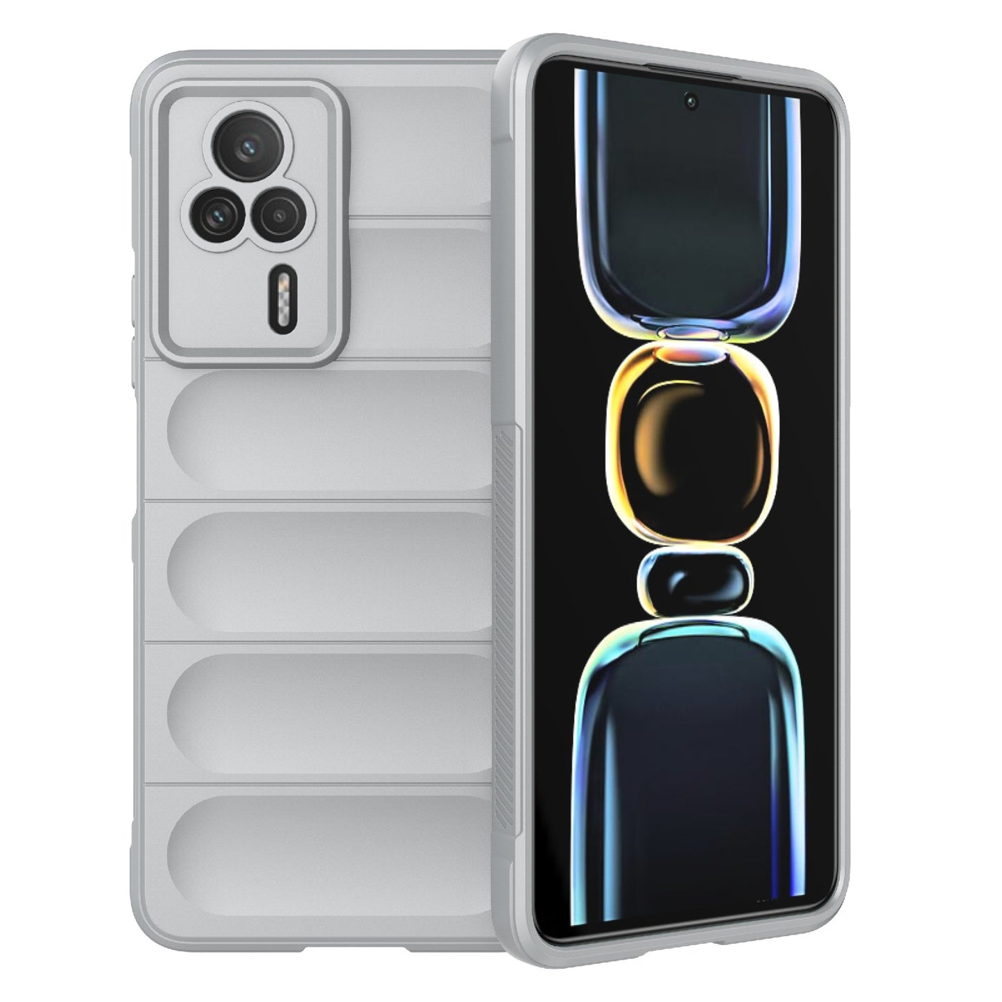 Xiaomi Redmi K60E 5G Magic Shield Phone Case – Durable TPU + Flannel, Stylish Protection, Brightly Coloured, Wear-Resistant-buycases.co.uk