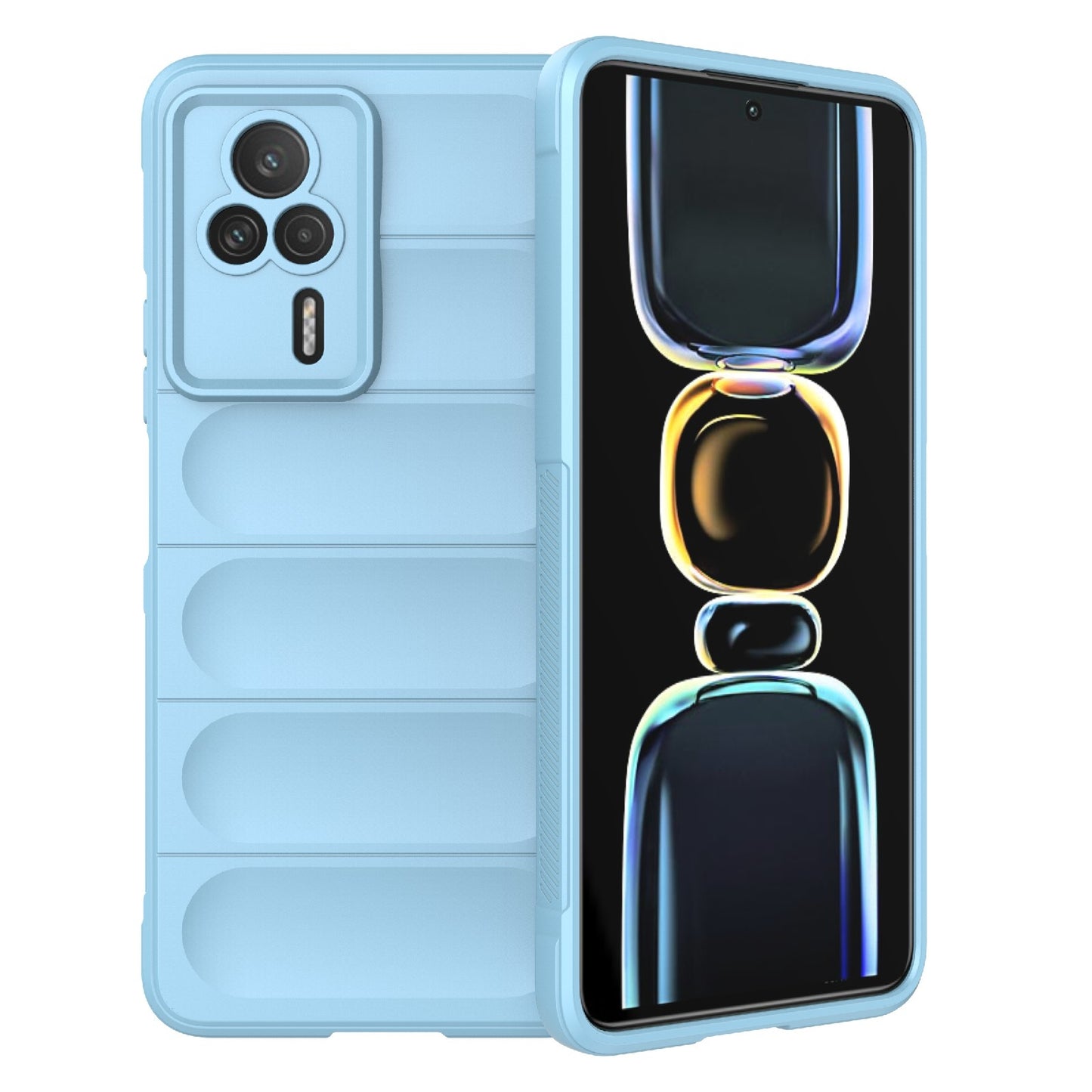Xiaomi Redmi K60E 5G Magic Shield Phone Case – Durable TPU + Flannel, Stylish Protection, Brightly Coloured, Wear-Resistant-buycases.co.uk