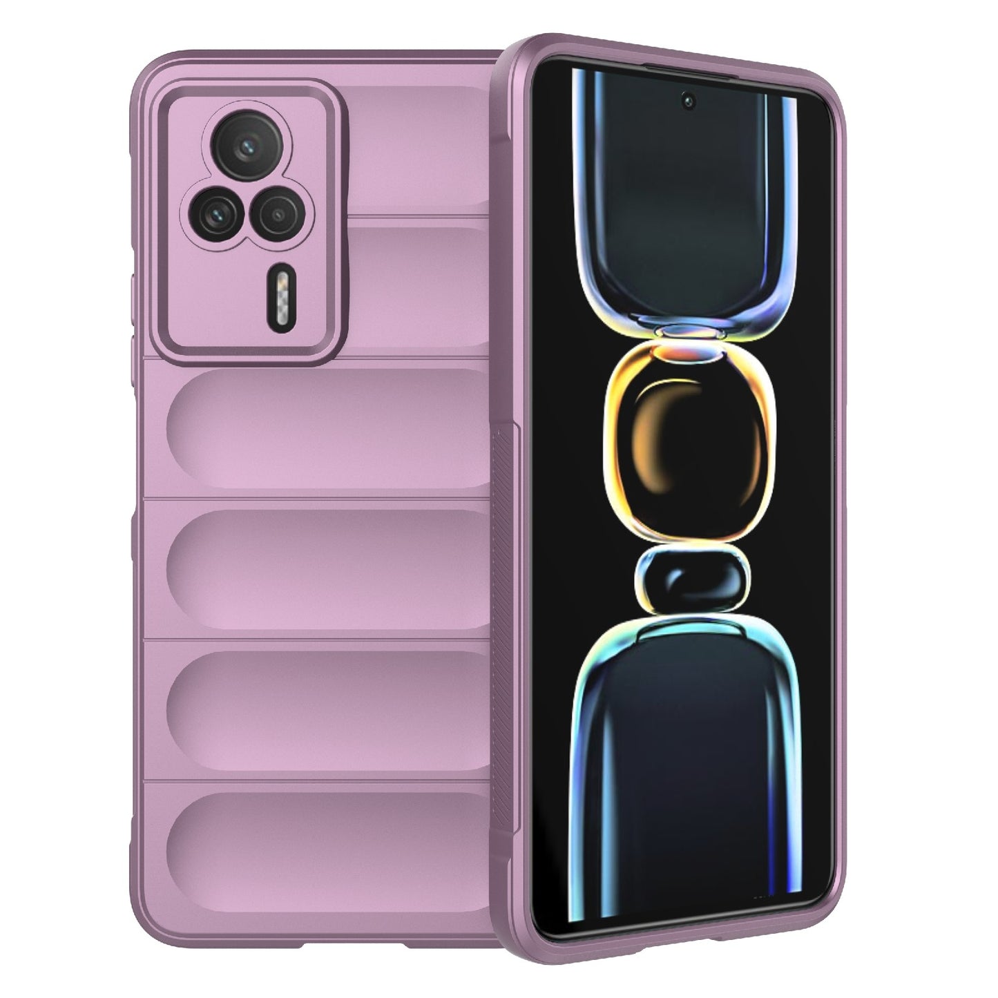 Xiaomi Redmi K60E 5G Magic Shield Phone Case – Durable TPU + Flannel, Stylish Protection, Brightly Coloured, Wear-Resistant-buycases.co.uk