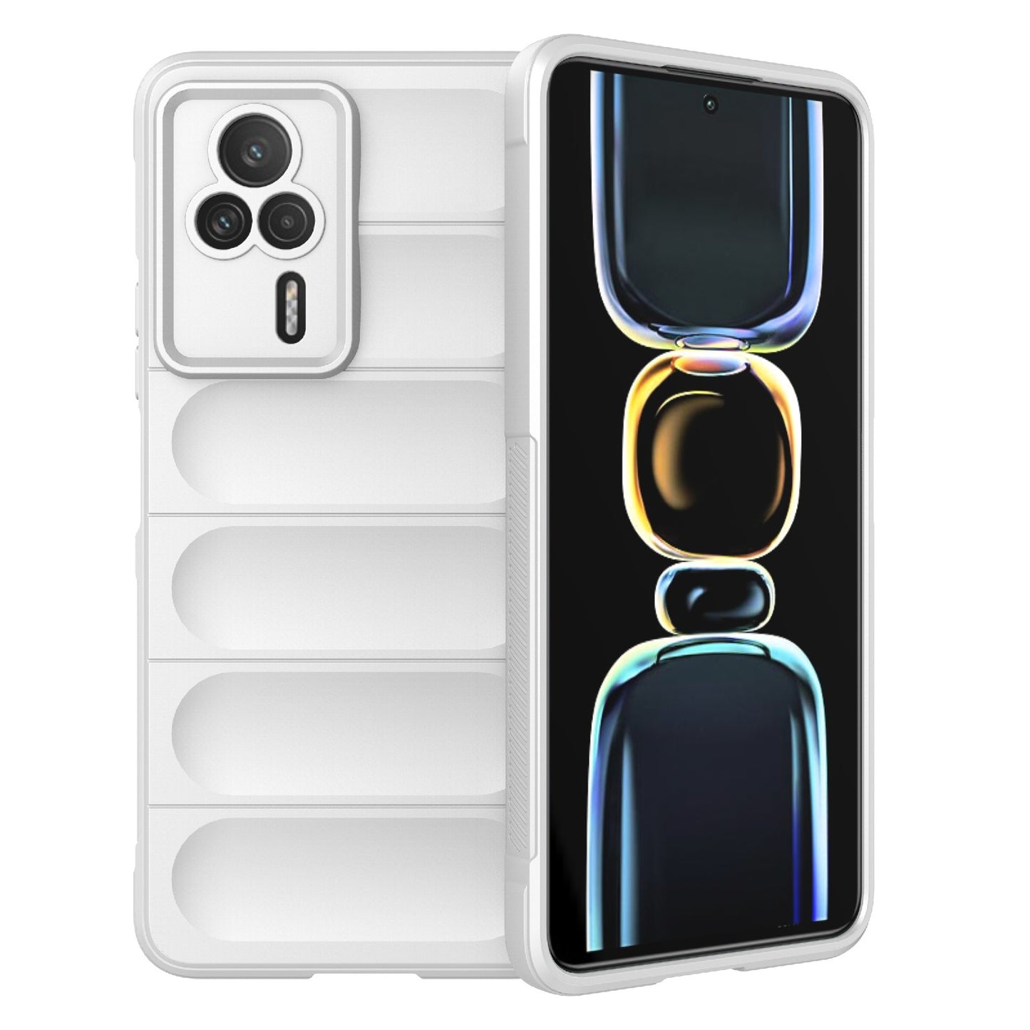 Xiaomi Redmi K60E 5G Magic Shield Phone Case – Durable TPU + Flannel, Stylish Protection, Brightly Coloured, Wear-Resistant-buycases.co.uk