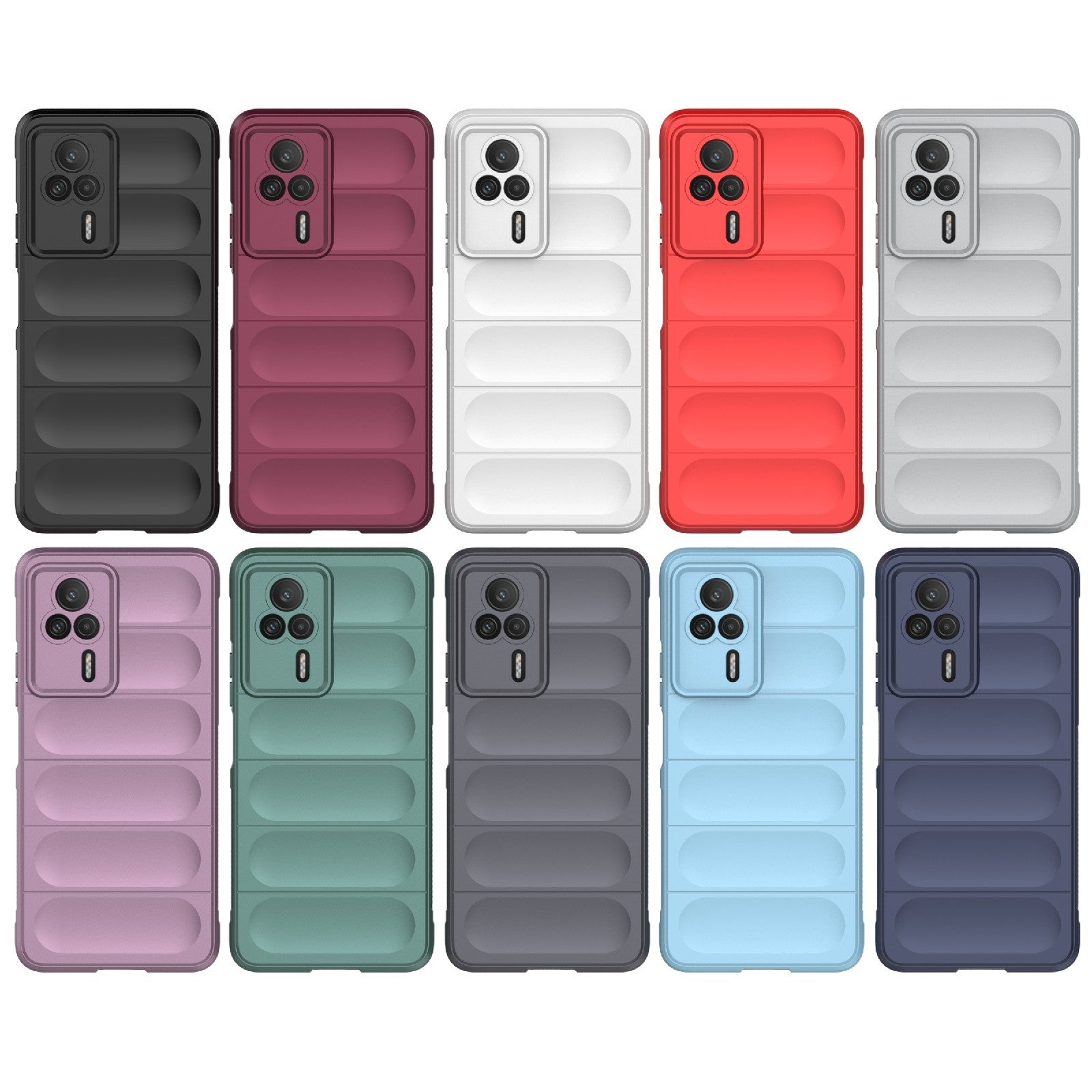 Xiaomi Redmi K60E 5G Magic Shield Phone Case – Durable TPU + Flannel, Stylish Protection, Brightly Coloured, Wear-Resistant-buycases.co.uk