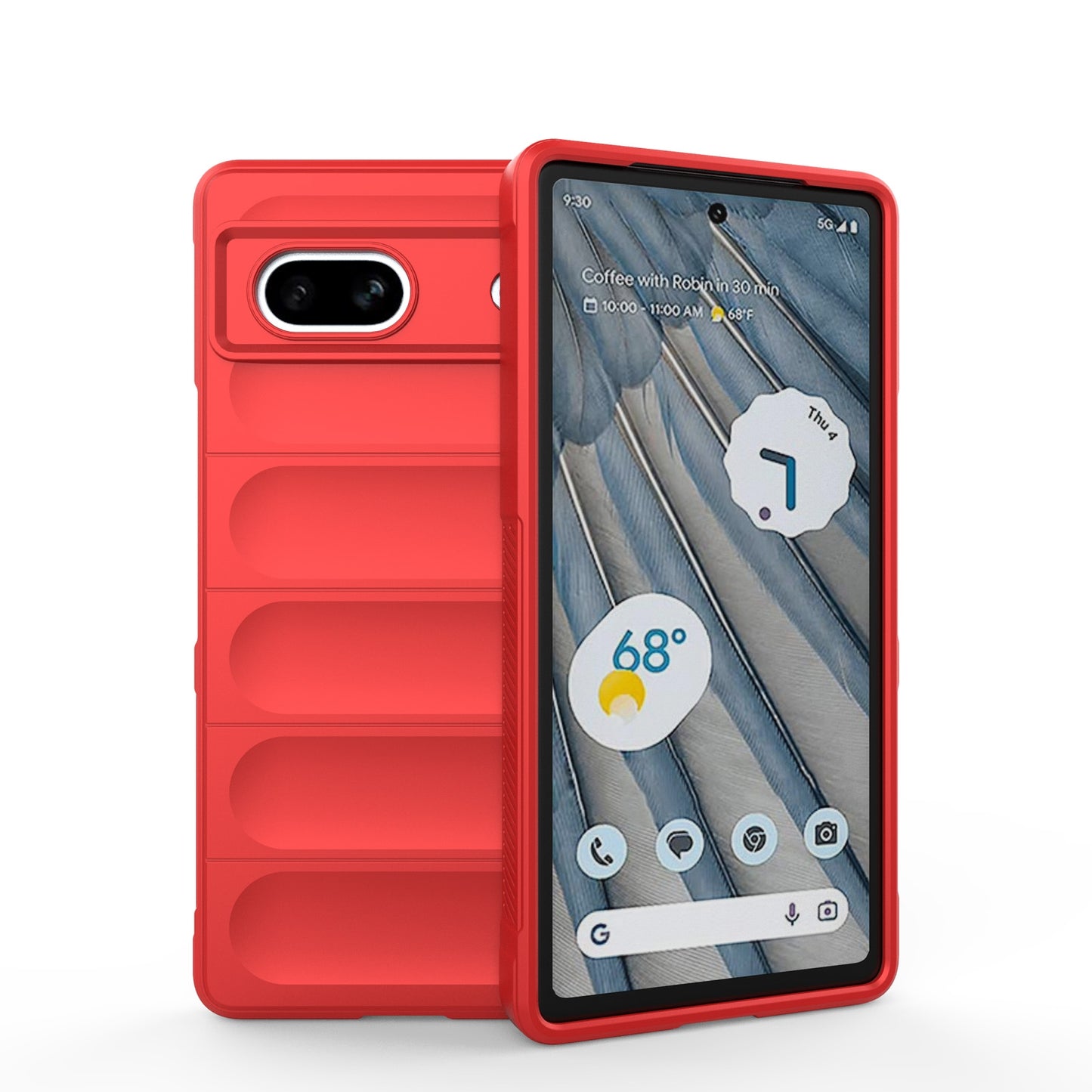 Google Pixel 7a Magic Shield Phone Case – Durable TPU + Flannel, Stylish Protection, Brightly Coloured, Wear-Resistant-buycases.co.uk