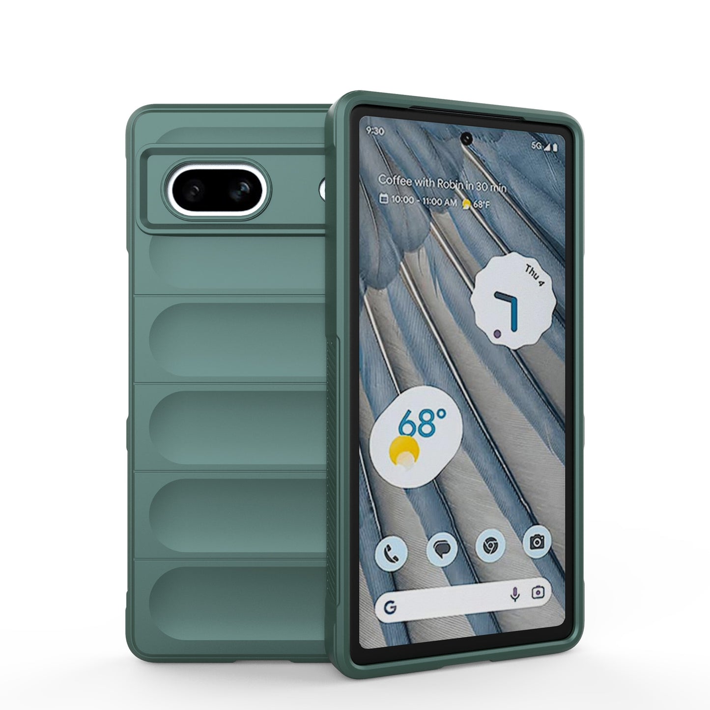 Google Pixel 7a Magic Shield Phone Case – Durable TPU + Flannel, Stylish Protection, Brightly Coloured, Wear-Resistant-buycases.co.uk