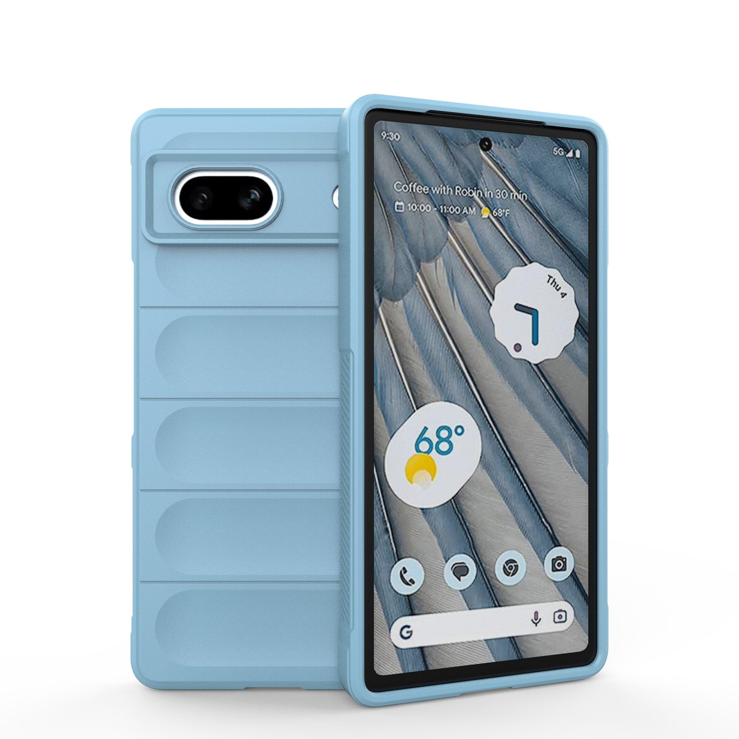 Google Pixel 7a Magic Shield Phone Case – Durable TPU + Flannel, Stylish Protection, Brightly Coloured, Wear-Resistant-buycases.co.uk