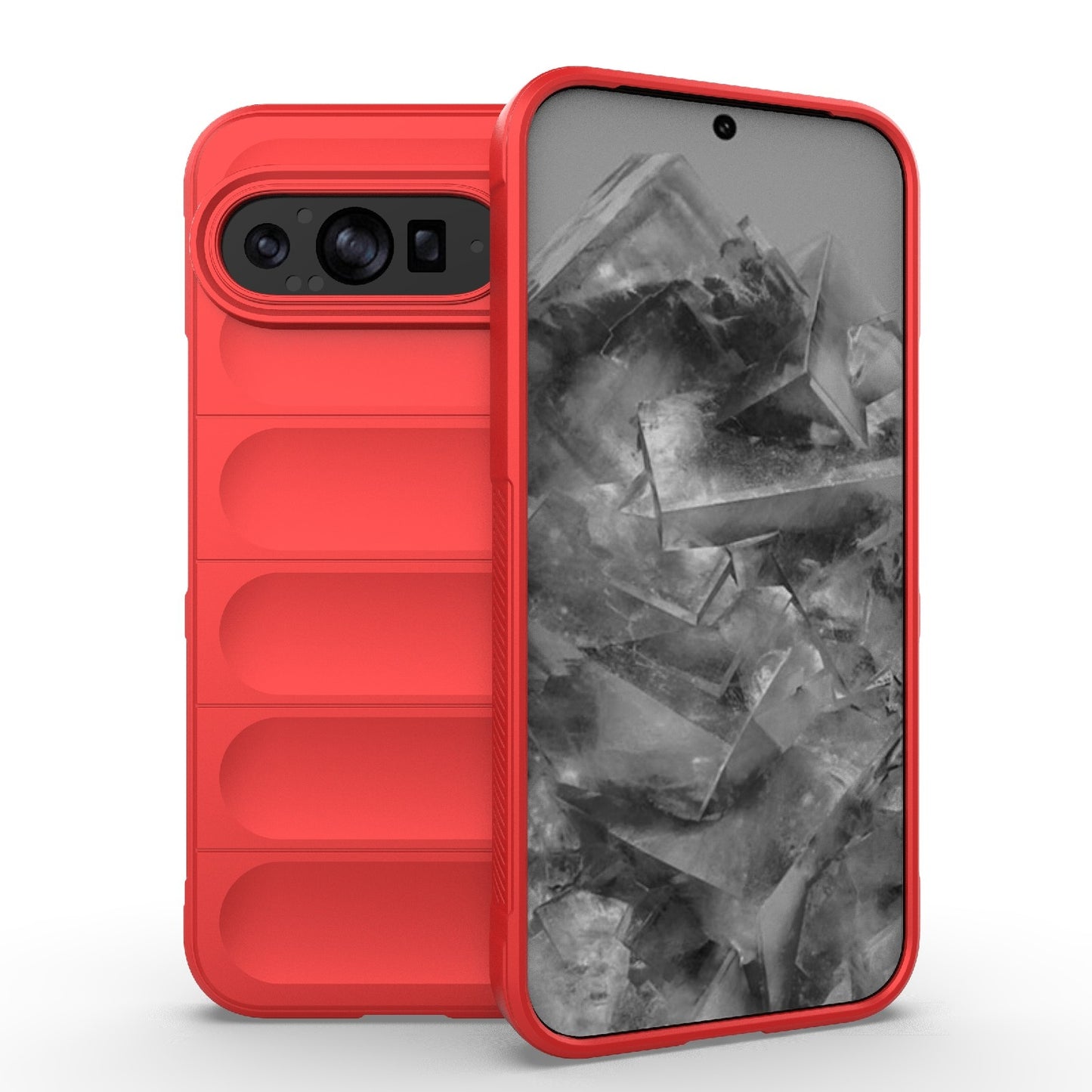 Google Pixel 9 Pro XL 5G Magic Shield Phone Case – Durable TPU + Flannel, Stylish Protection, Brightly Coloured, Wear-Resistant-buycases.co.uk