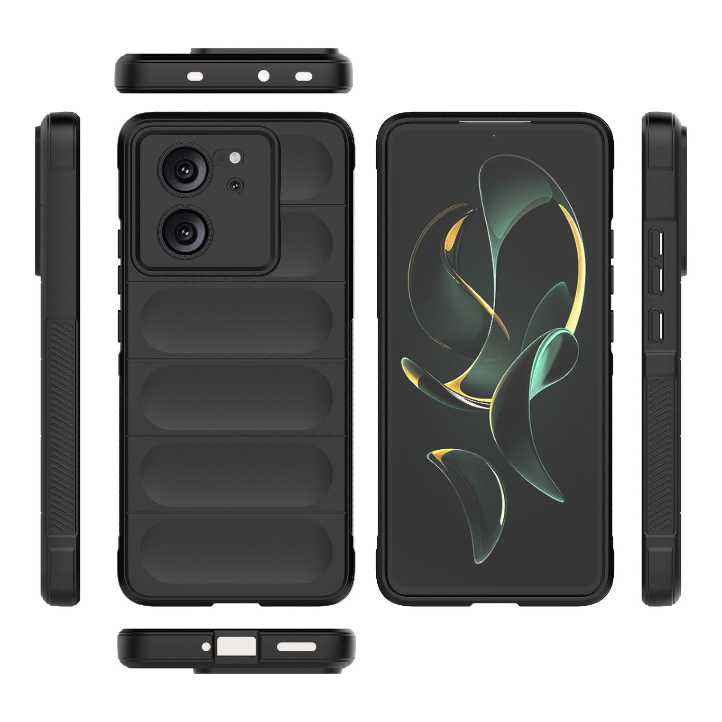 Xiaomi Redmi K60 Ultra Magic Shield Phone Case – Durable TPU + Flannel, Stylish Protection, Brightly Coloured, Wear-Resistant-buycases.co.uk