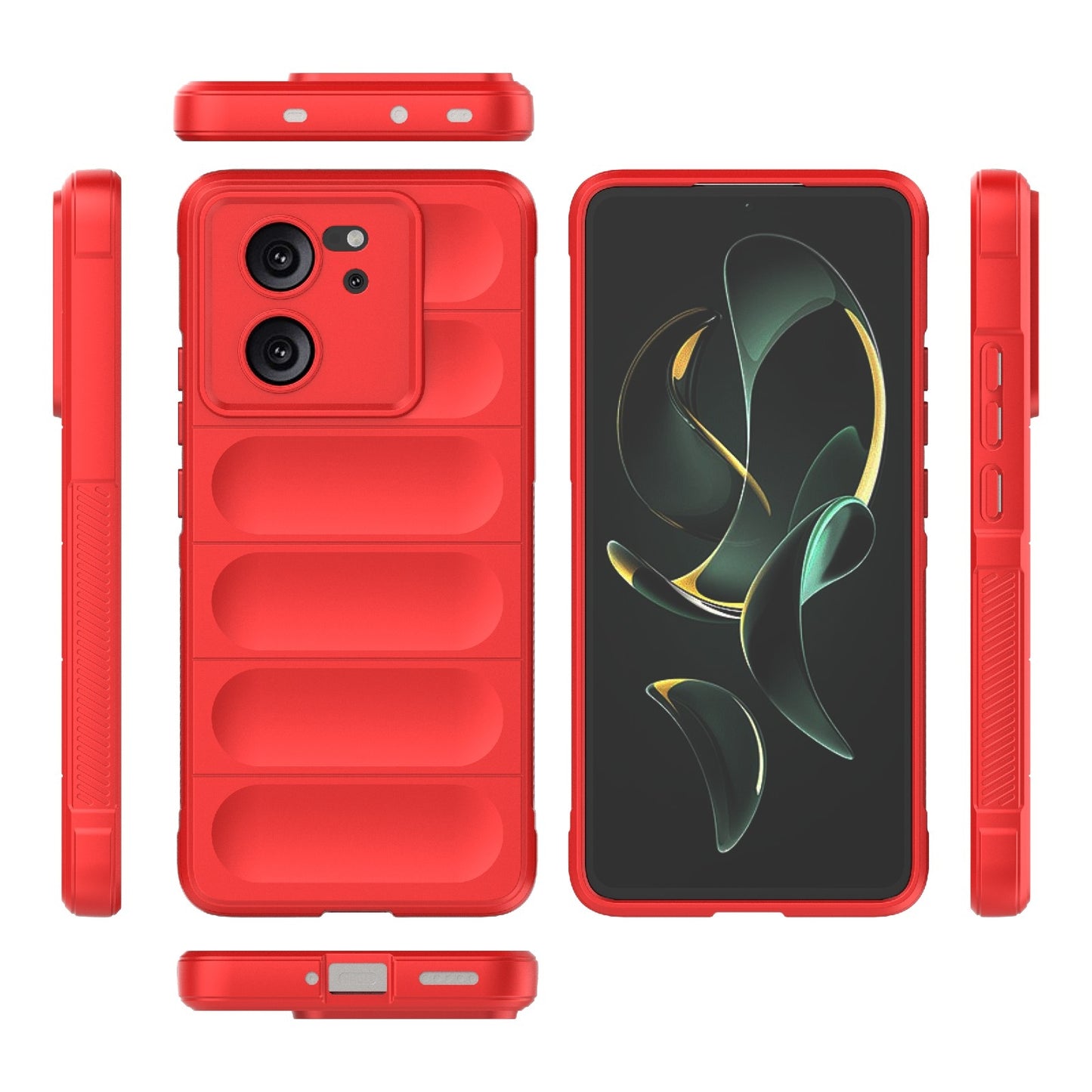 Xiaomi Redmi K60 Ultra Magic Shield Phone Case – Durable TPU + Flannel, Stylish Protection, Brightly Coloured, Wear-Resistant-buycases.co.uk