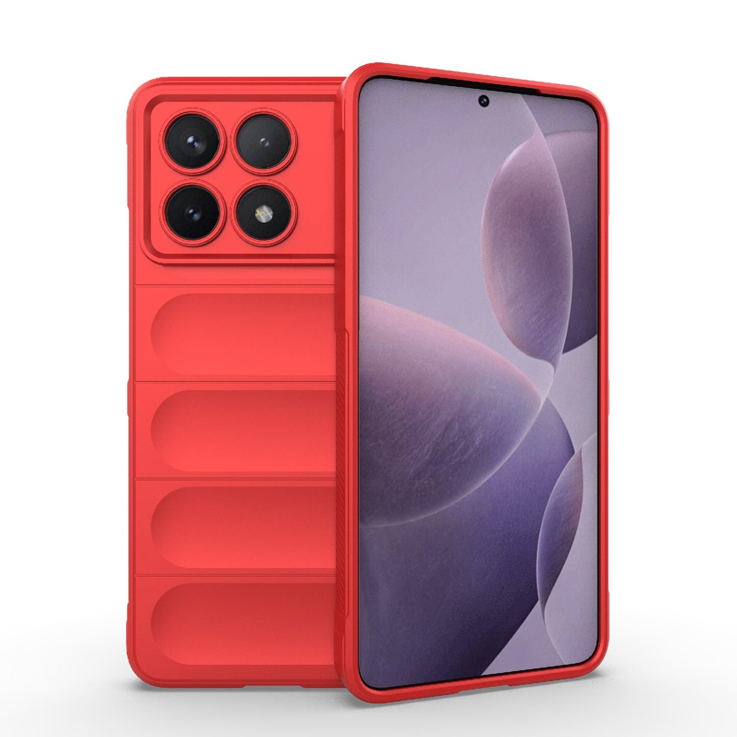 Xiaomi Redmi K70 Magic Shield Phone Case – Durable TPU + Flannel, Stylish Protection, Brightly Coloured, Wear-Resistant-buycases.co.uk