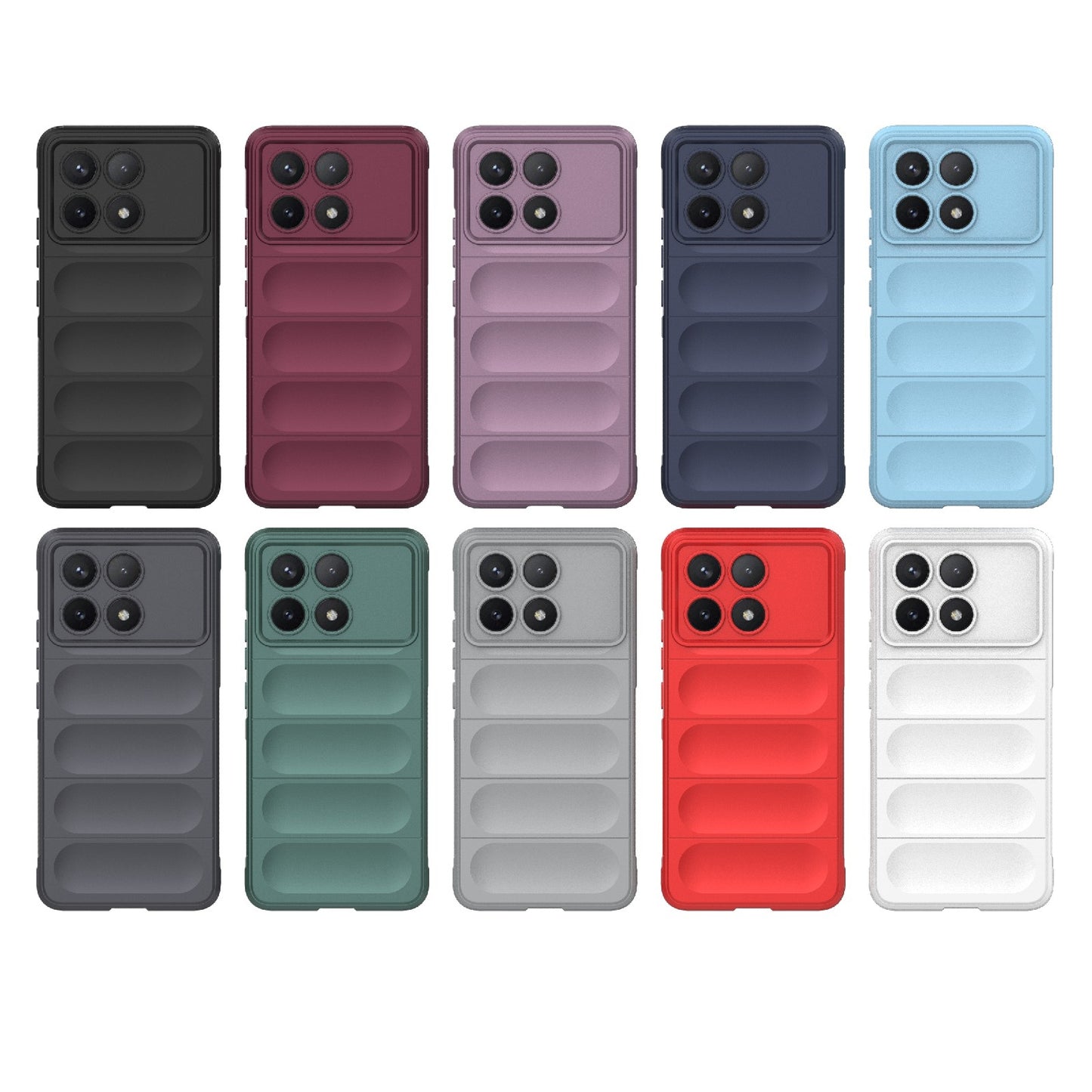Xiaomi Redmi K70 Pro 5G Magic Shield Phone Case – Durable TPU + Flannel, Stylish Protection, Brightly Coloured, Wear-Resistant-buycases.co.uk