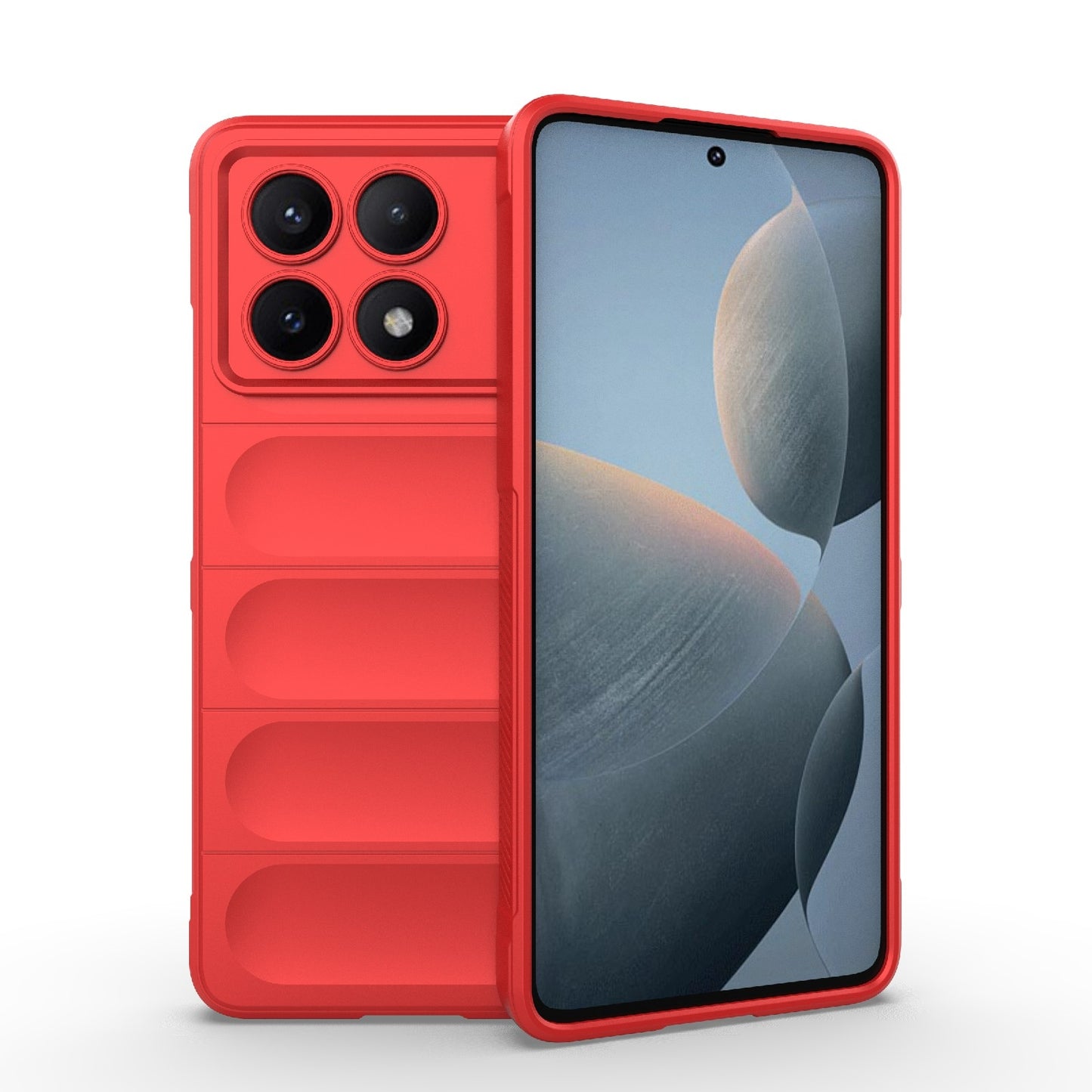 Xiaomi Redmi K70E 5G Magic Shield Phone Case – Durable TPU + Flannel, Stylish Protection, Brightly Coloured, Wear-Resistant-buycases.co.uk