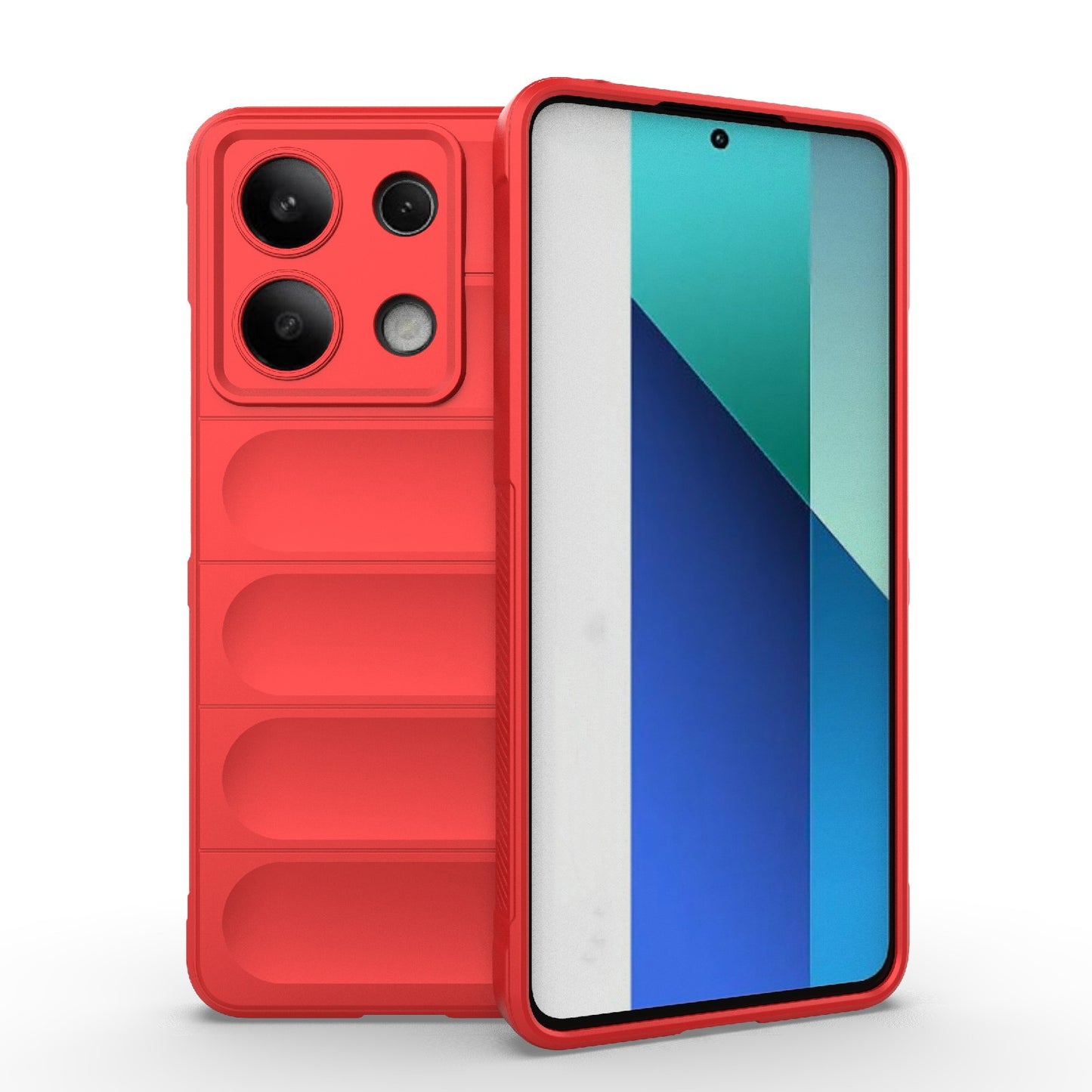 Xiaomi Redmi Note 13 4G Global Magic Shield Phone Case – Durable TPU + Flannel, Stylish Protection, Brightly Coloured, Wear-Resistant-buycases.co.uk