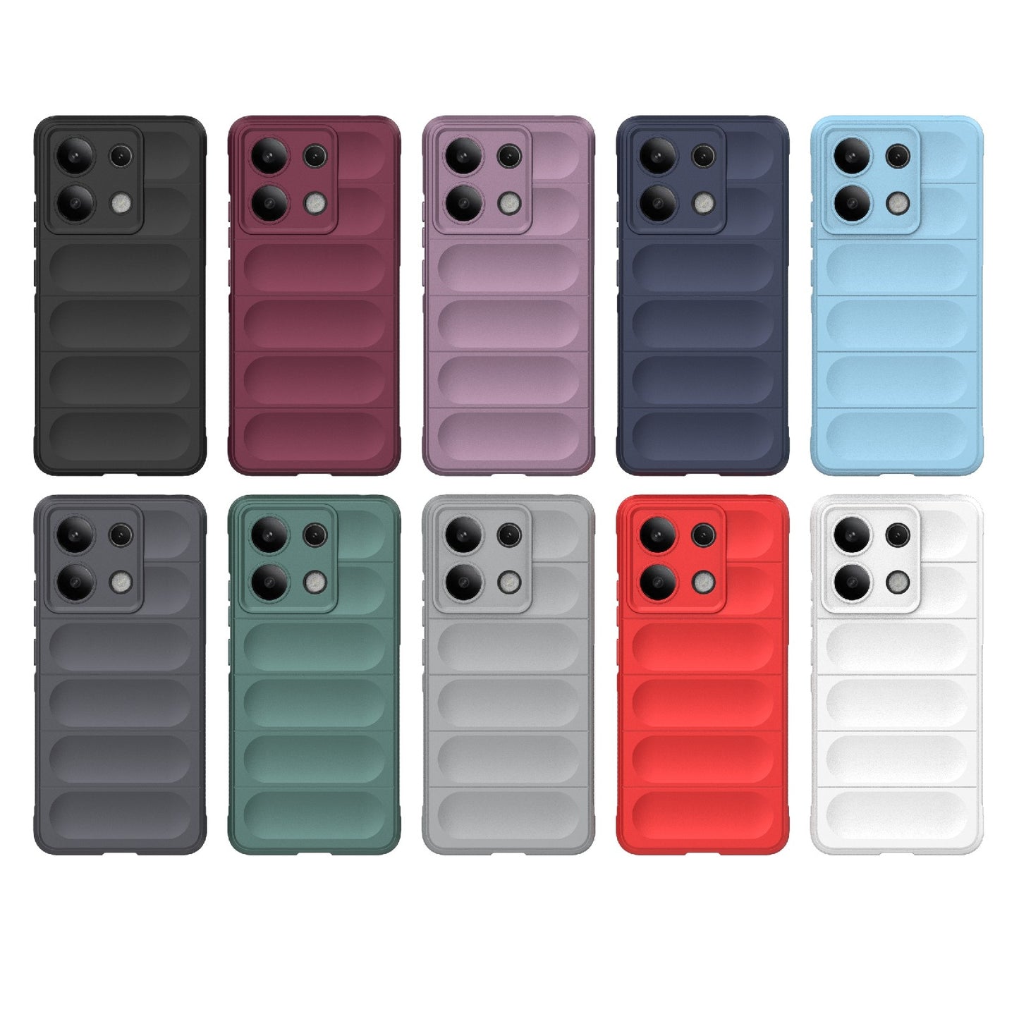 Xiaomi Redmi Note 13 4G Global Magic Shield Phone Case – Durable TPU + Flannel, Stylish Protection, Brightly Coloured, Wear-Resistant-buycases.co.uk