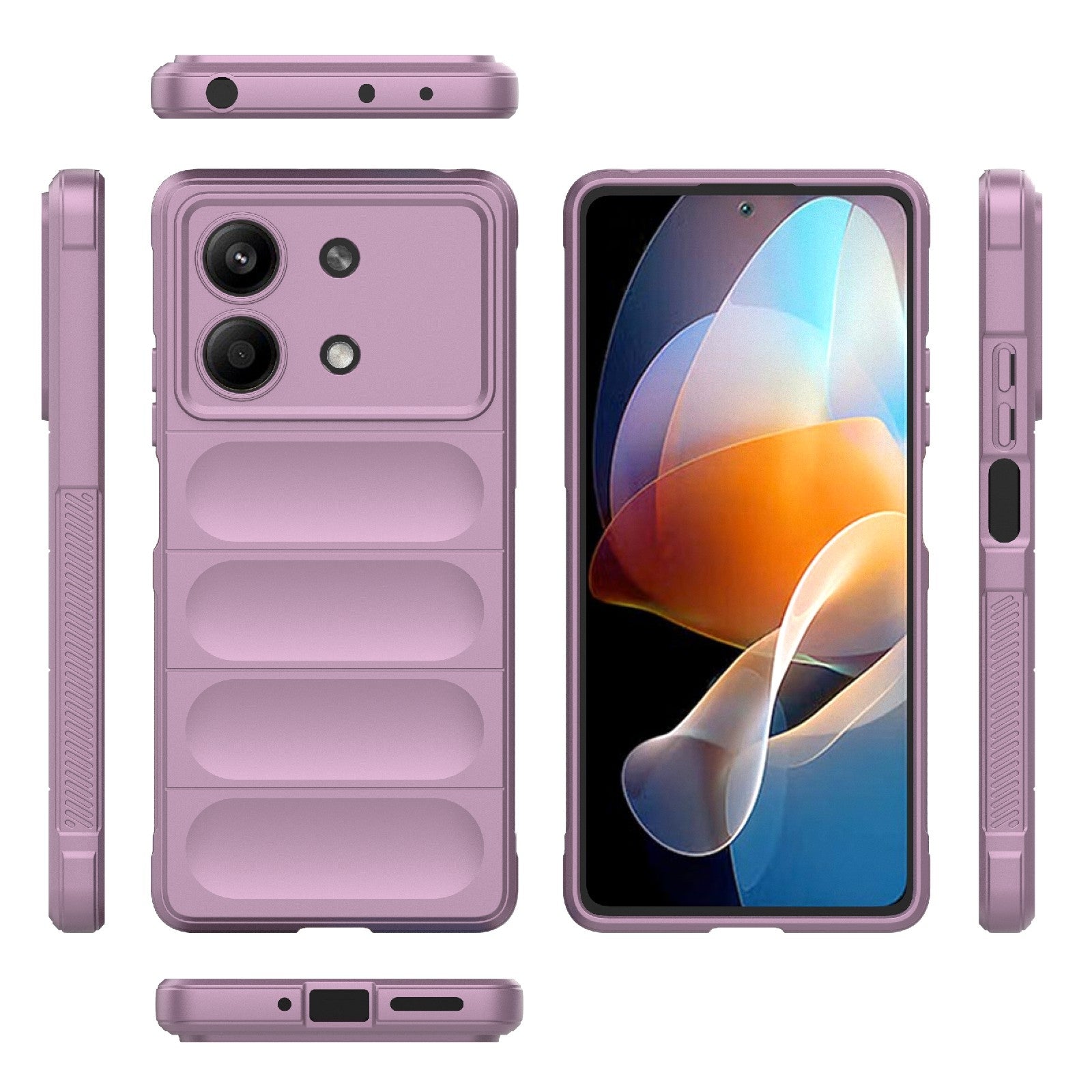 Xiaomi Redmi Note 13R Pro 5G Magic Shield Phone Case – Durable TPU + Flannel, Stylish Protection, Brightly Coloured, Wear-Resistant-buycases.co.uk