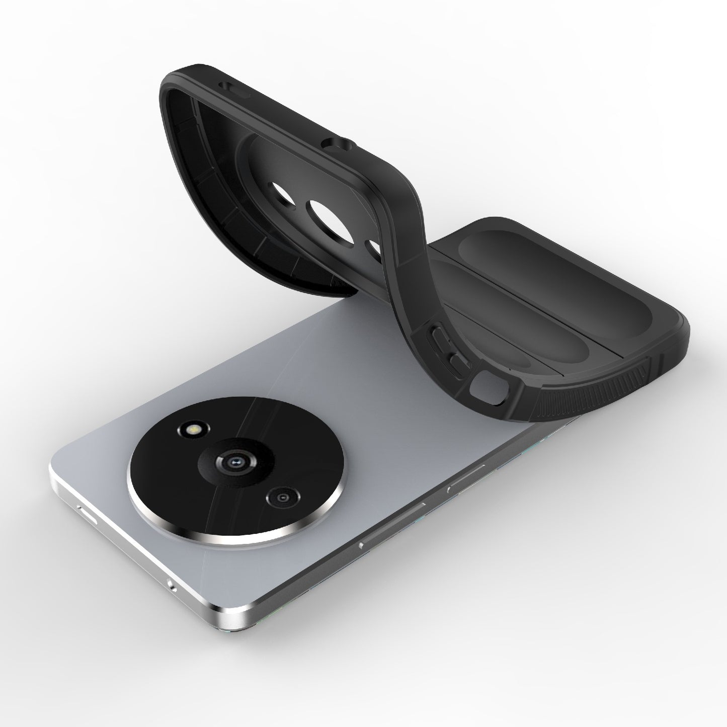 Xiaomi Redmi A3 4G Global Magic Shield Phone Case – Durable TPU + Flannel, Stylish Protection, Brightly Coloured, Wear-Resistant-buycases.co.uk