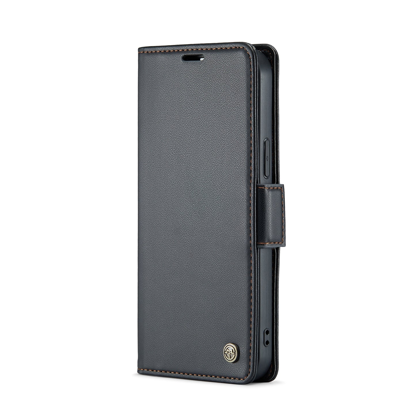 iPhone 13 Pro Leather Wallet Case - RFID Blocking, Stand Function, Card Slots