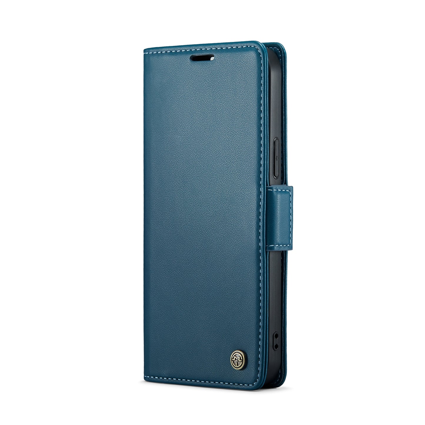 iPhone 13 Pro Leather Wallet Case - RFID Blocking, Stand Function, Card Slots