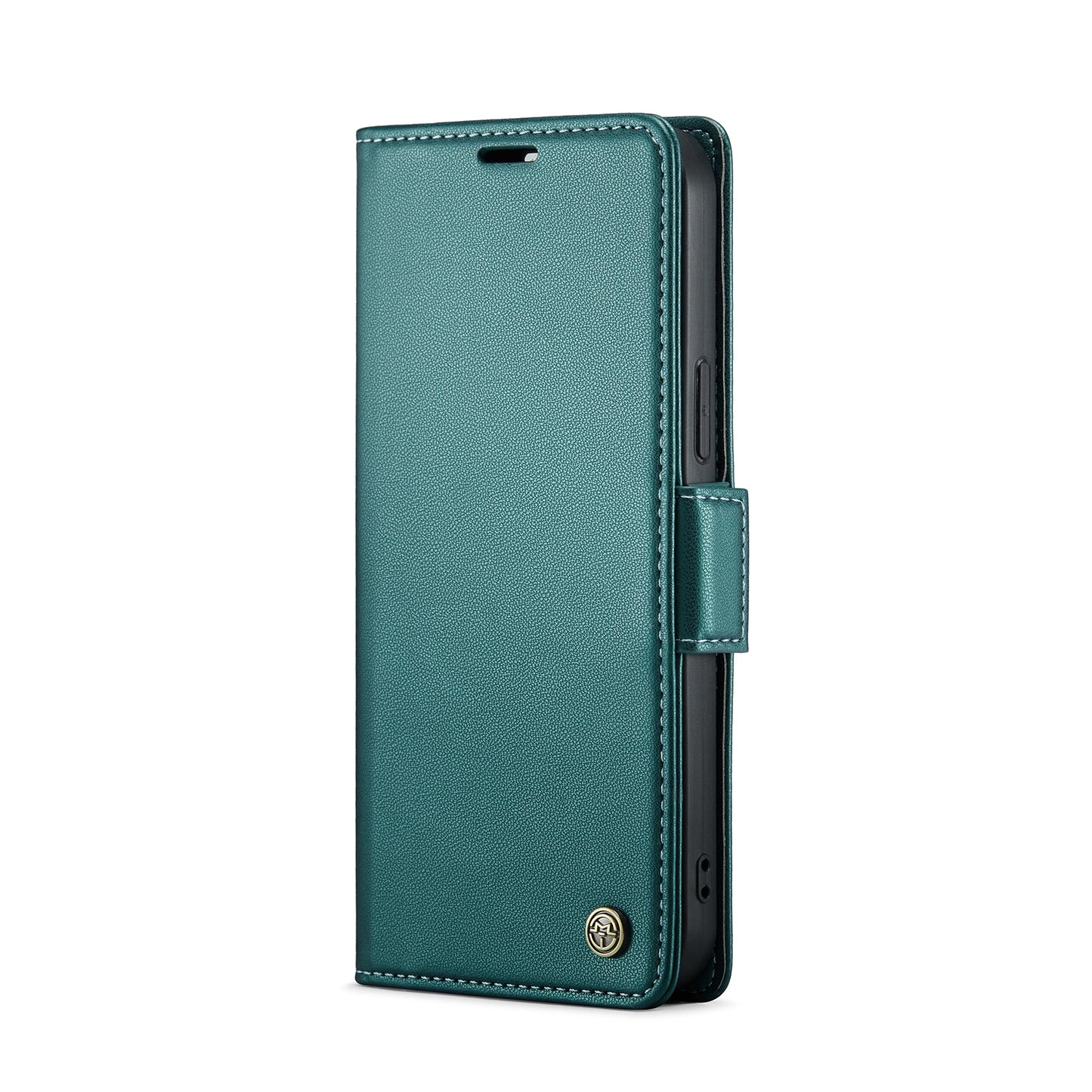 iPhone 13 Pro Leather Wallet Case - RFID Blocking, Stand Function, Card Slots