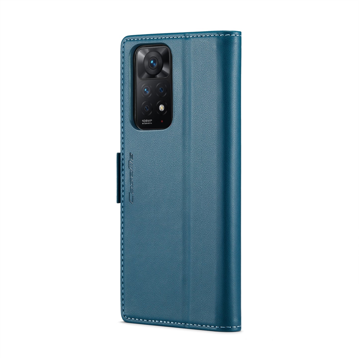 Xiaomi Redmi Note 11 Pro Global Leather Wallet Case - RFID Blocking, Stand Function, Card Slots