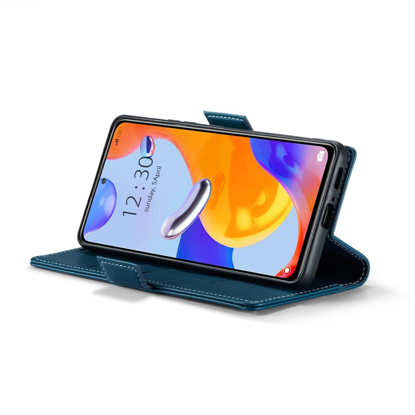 Xiaomi Redmi Note 11 Pro Global Leather Wallet Case - RFID Blocking, Stand Function, Card Slots