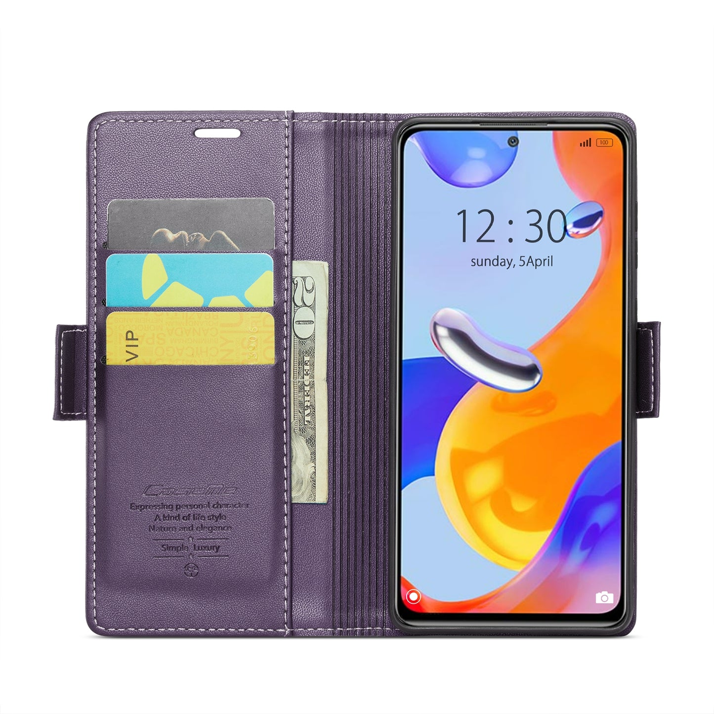 Xiaomi Redmi Note 11 Pro 5G Global Leather Wallet Case - RFID Blocking, Stand Function, Card Slots