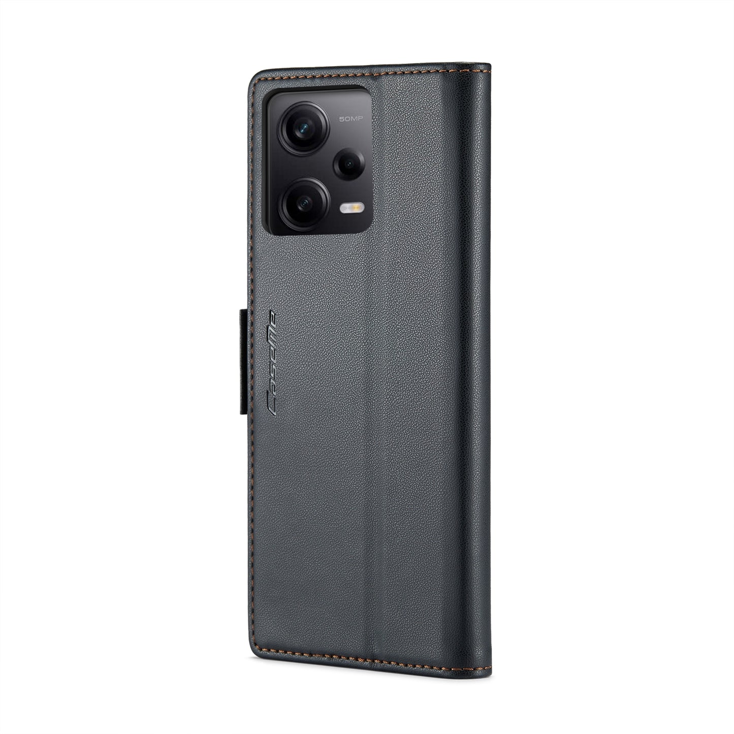 Xiaomi Redmi Note 12 Pro 5G Global Leather Wallet Case - RFID Blocking, Stand Function, Card Slots