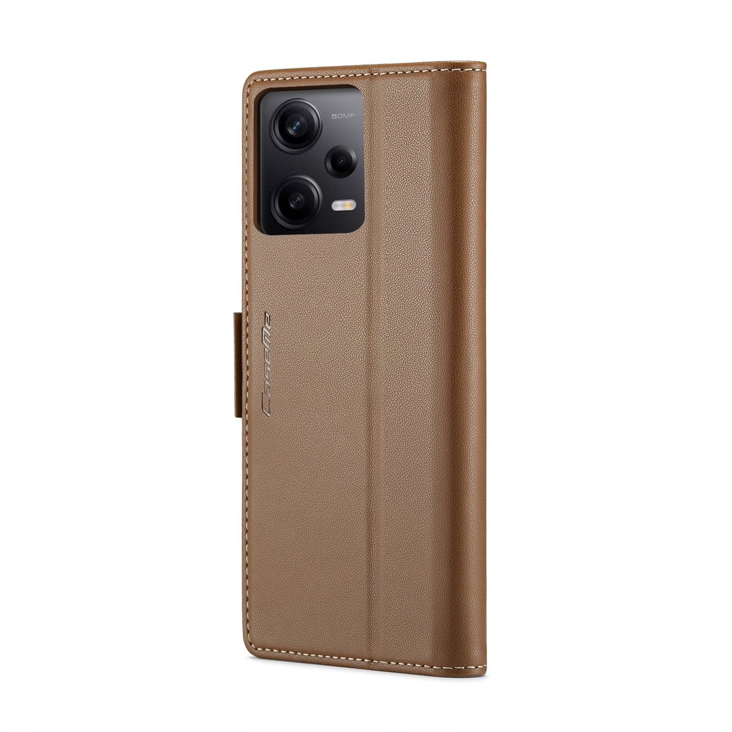 Xiaomi Redmi Note 12 Pro 5G Global Leather Wallet Case - RFID Blocking, Stand Function, Card Slots